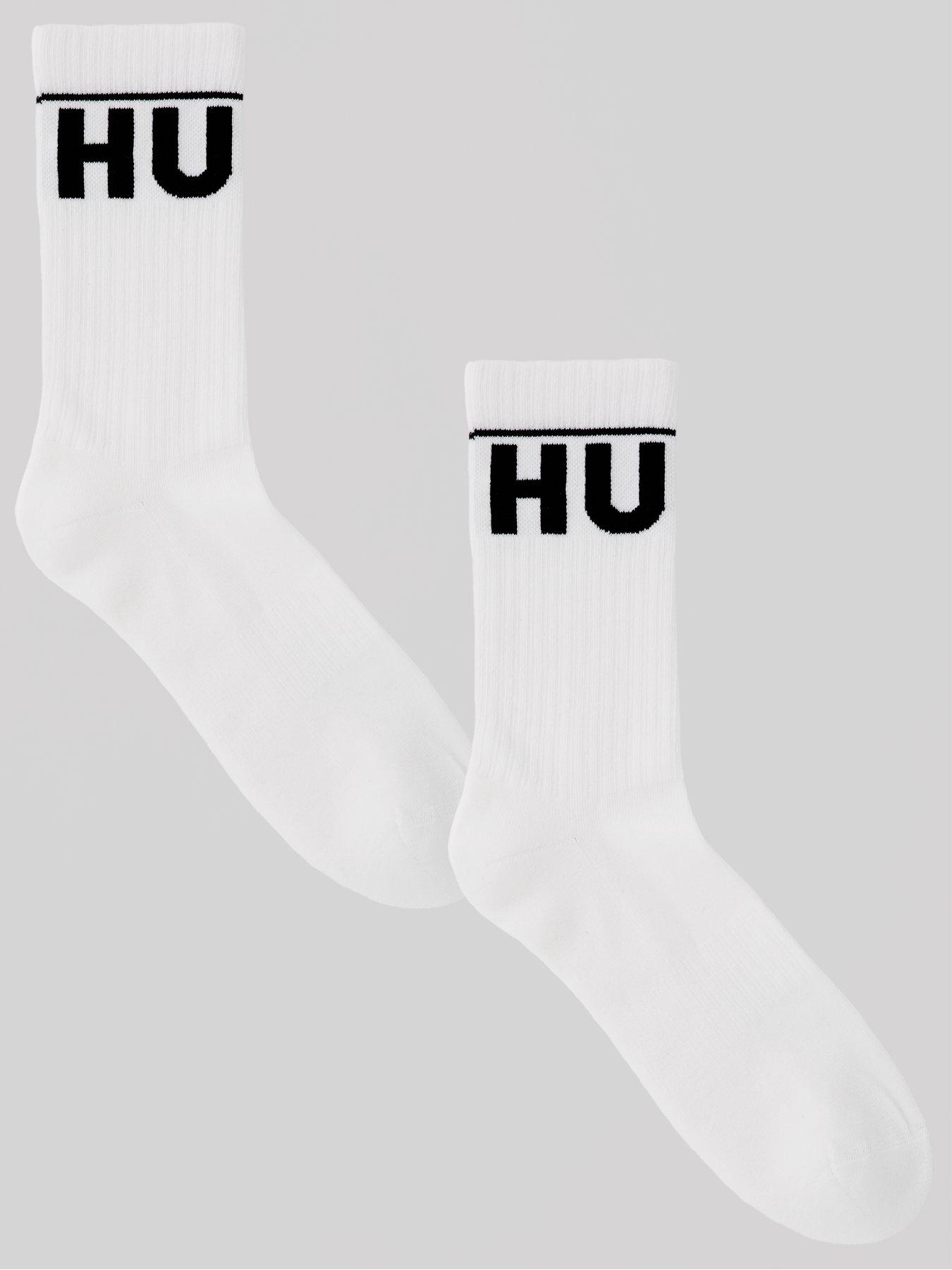 hugo-2-pack-qs-rib-iconic-crew-socks-white