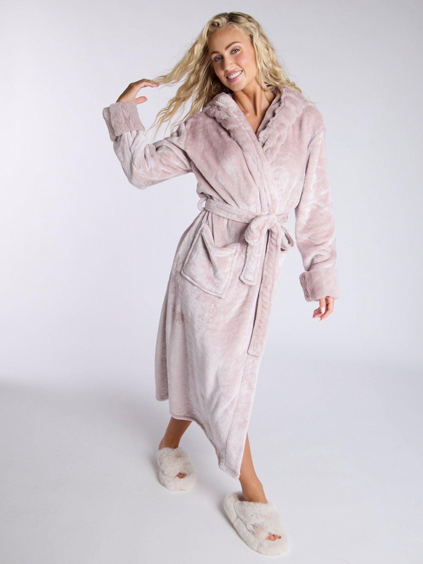 boux-avenue-boux-avenue-cut-fur-trim-plush-long-robe-neutral