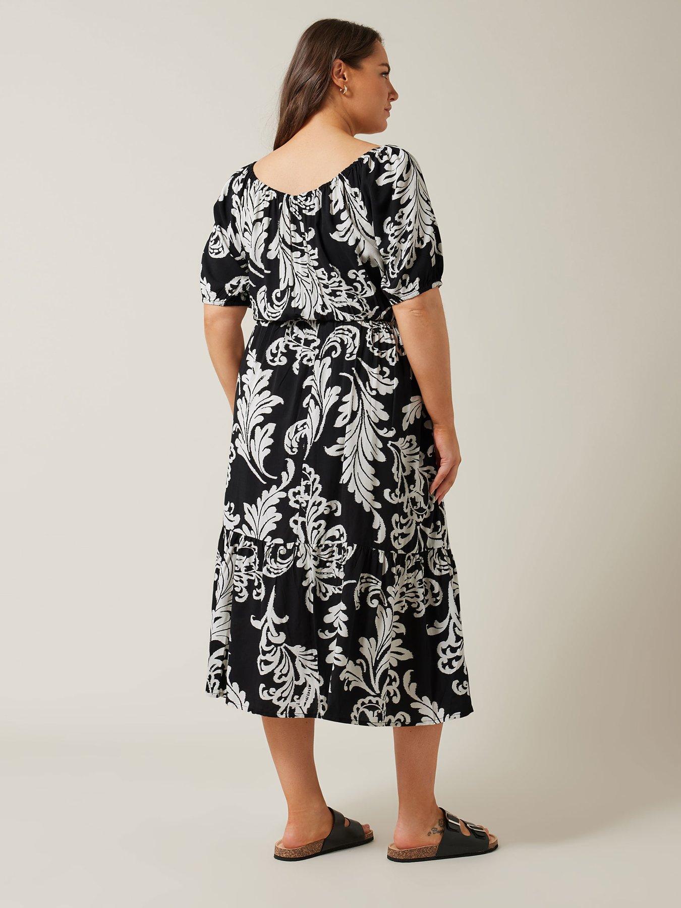 evans-gypsy-midi-dress-blackstillFront