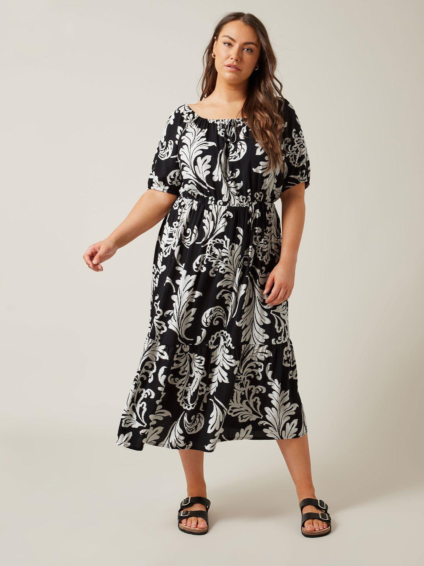 evans-gypsy-midi-dress-blackback