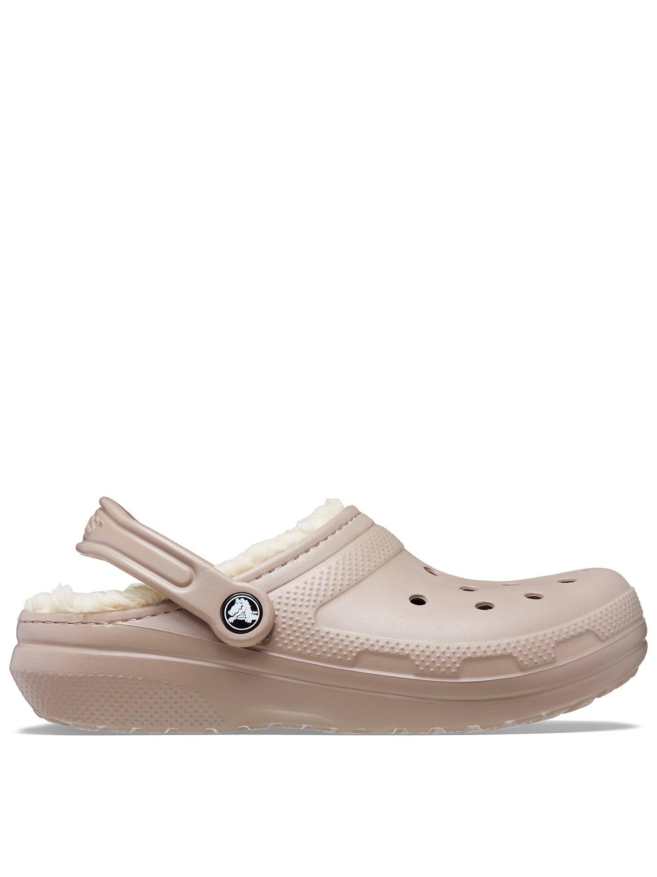 crocs-crocs-mens-classic-lined-clog-slipper-beige