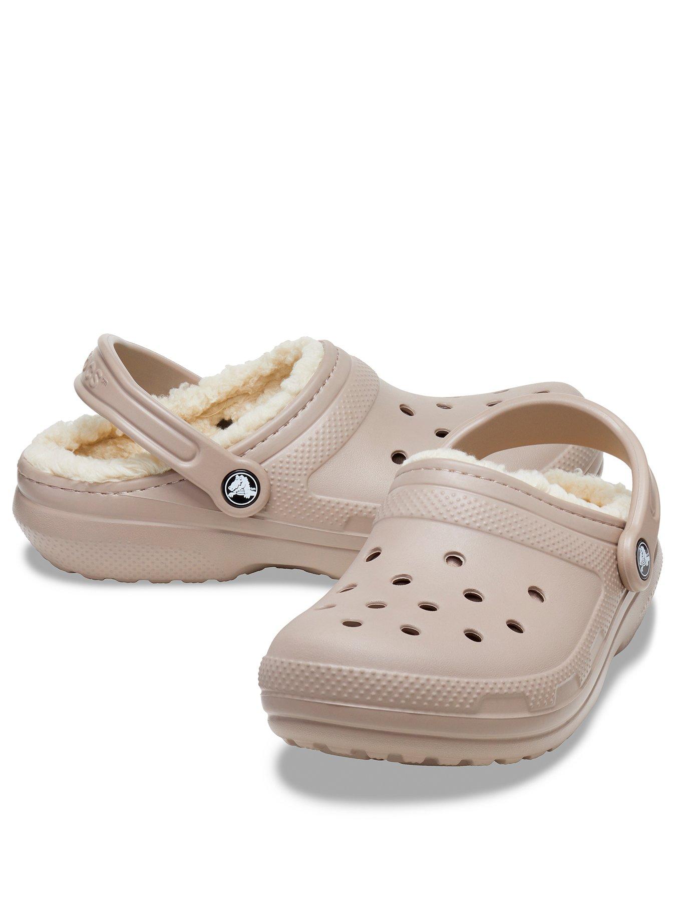 Image 2 of 6 of Crocs Men's Classic Lined Clog Slipper - Beige