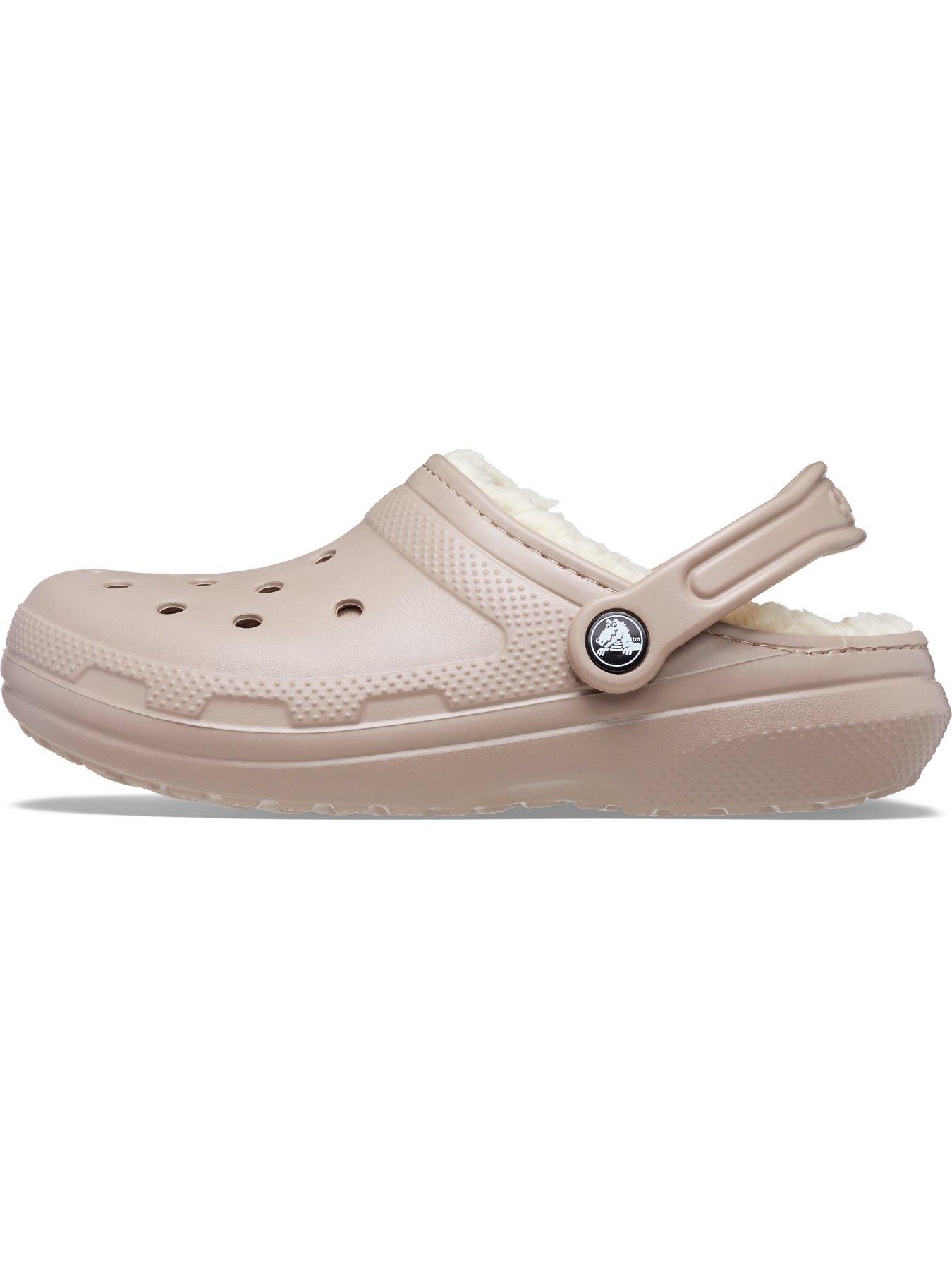 Image 6 of 6 of Crocs Men's Classic Lined Clog Slipper - Beige