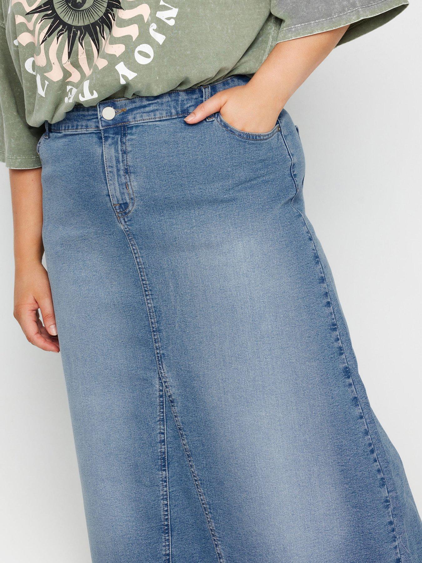 yours-curve-denim-maxi-skirtoutfit