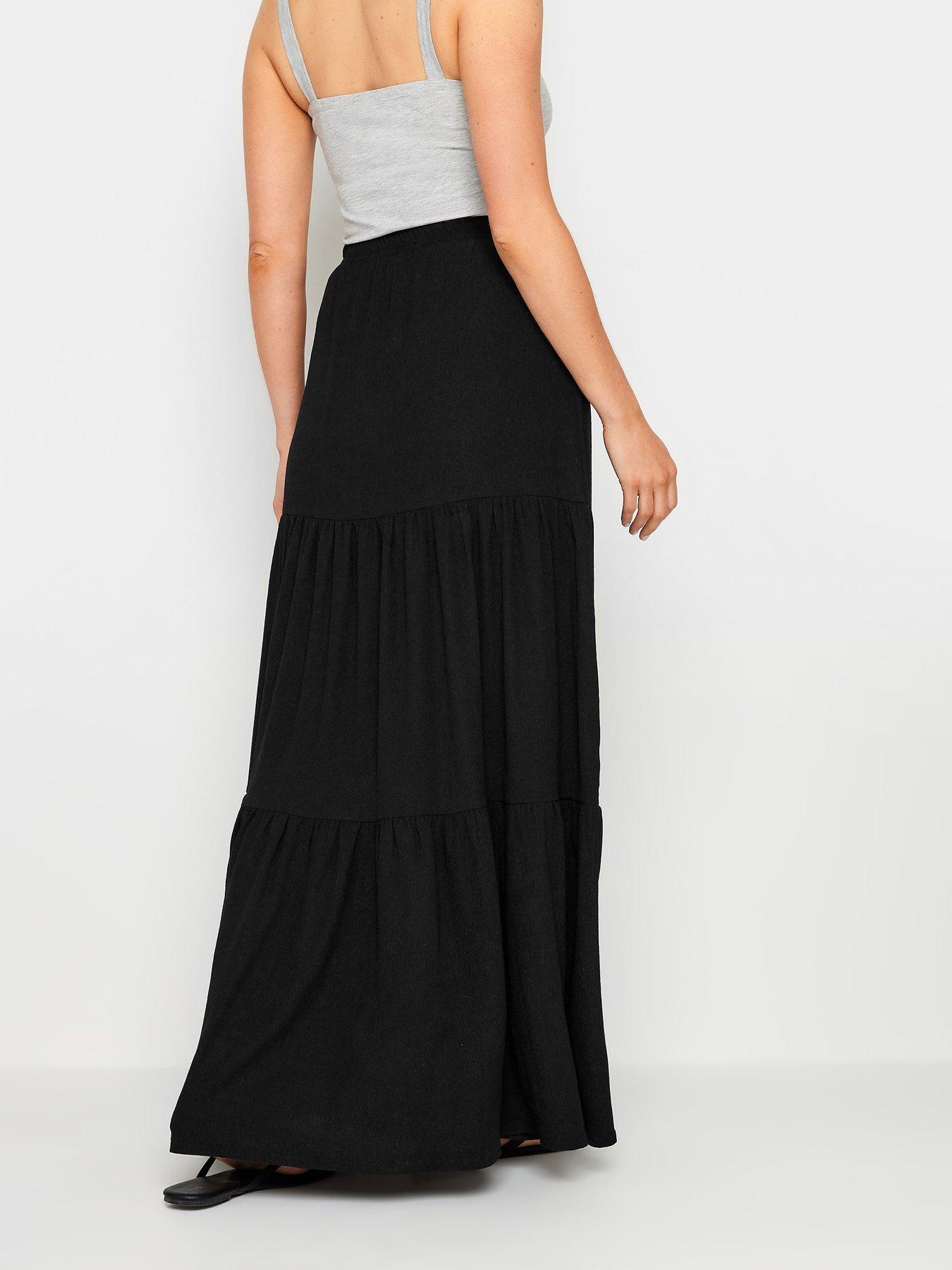 long-tall-sally-tall-crinkle-tiered-skirt-blackstillFront