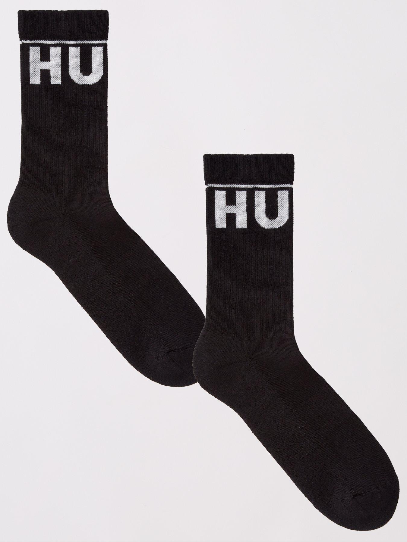 hugo-2-pack-qs-rib-iconic-crew-socks