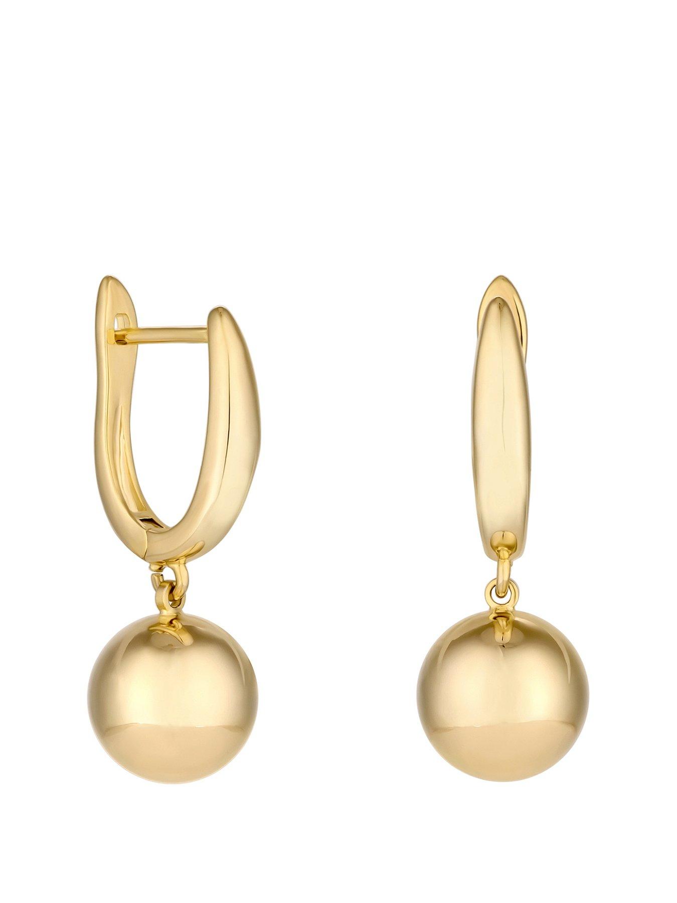 jon-richard-jon-richard-gold-plated-polished-orb-earrings