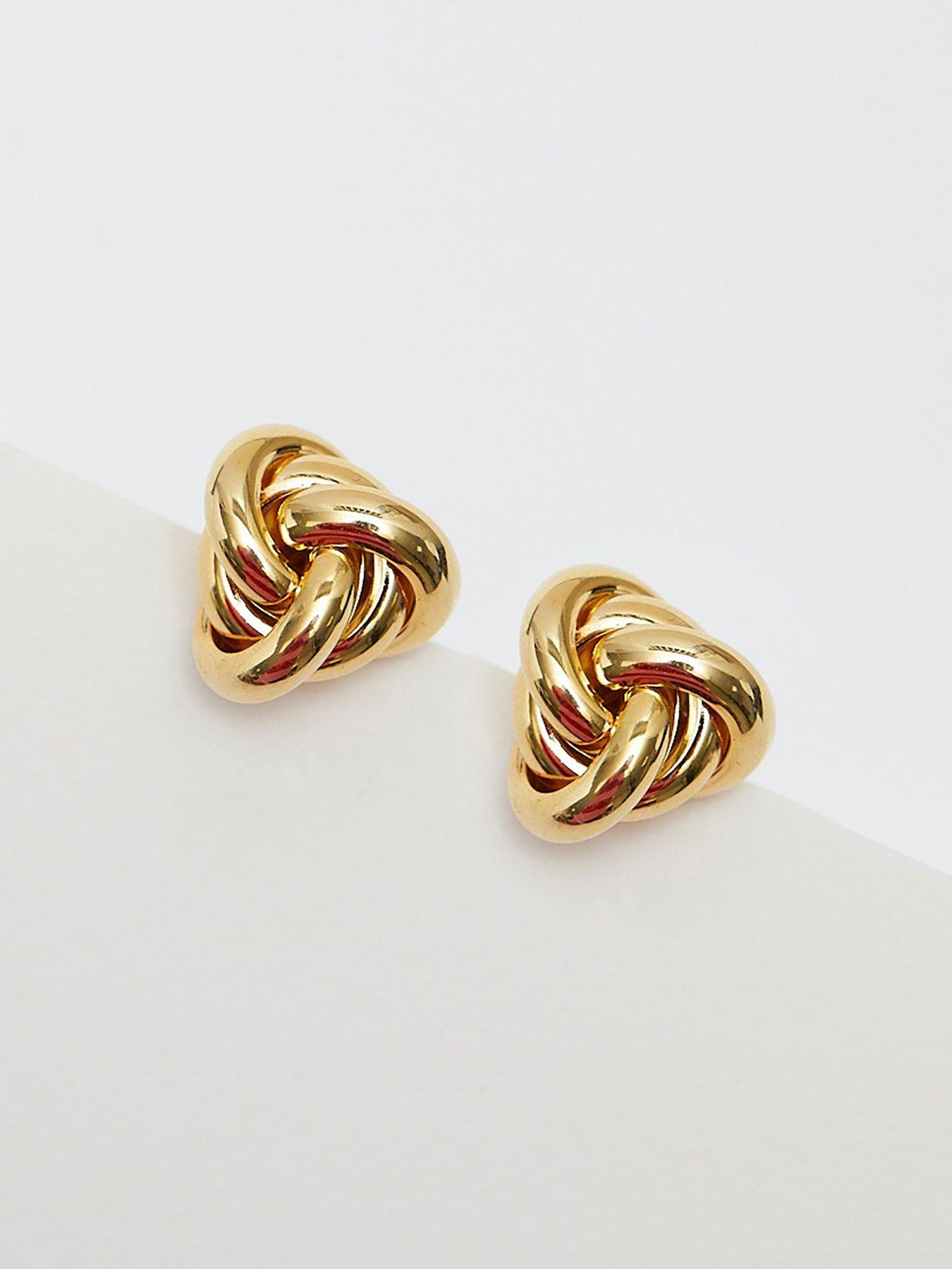 jon-richard-jon-richard-vintage-inspired-gold-plated-knot-stud-earringsstillFront