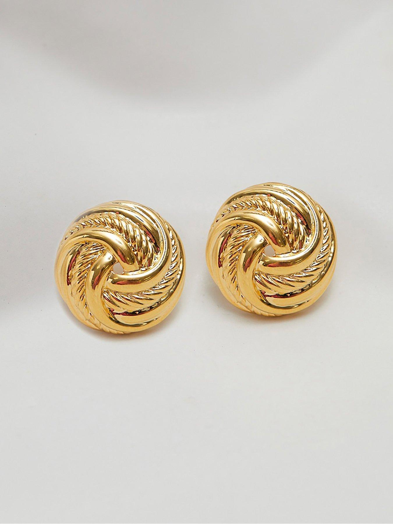 jon-richard-jon-richard-vintage-inspired-gold-plated-knot-clip-earringsstillFront