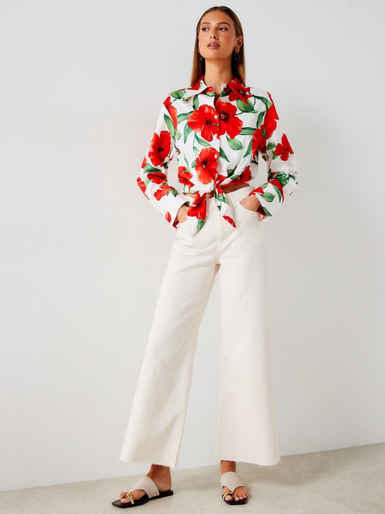 mango-floral-printed-blouse-redback