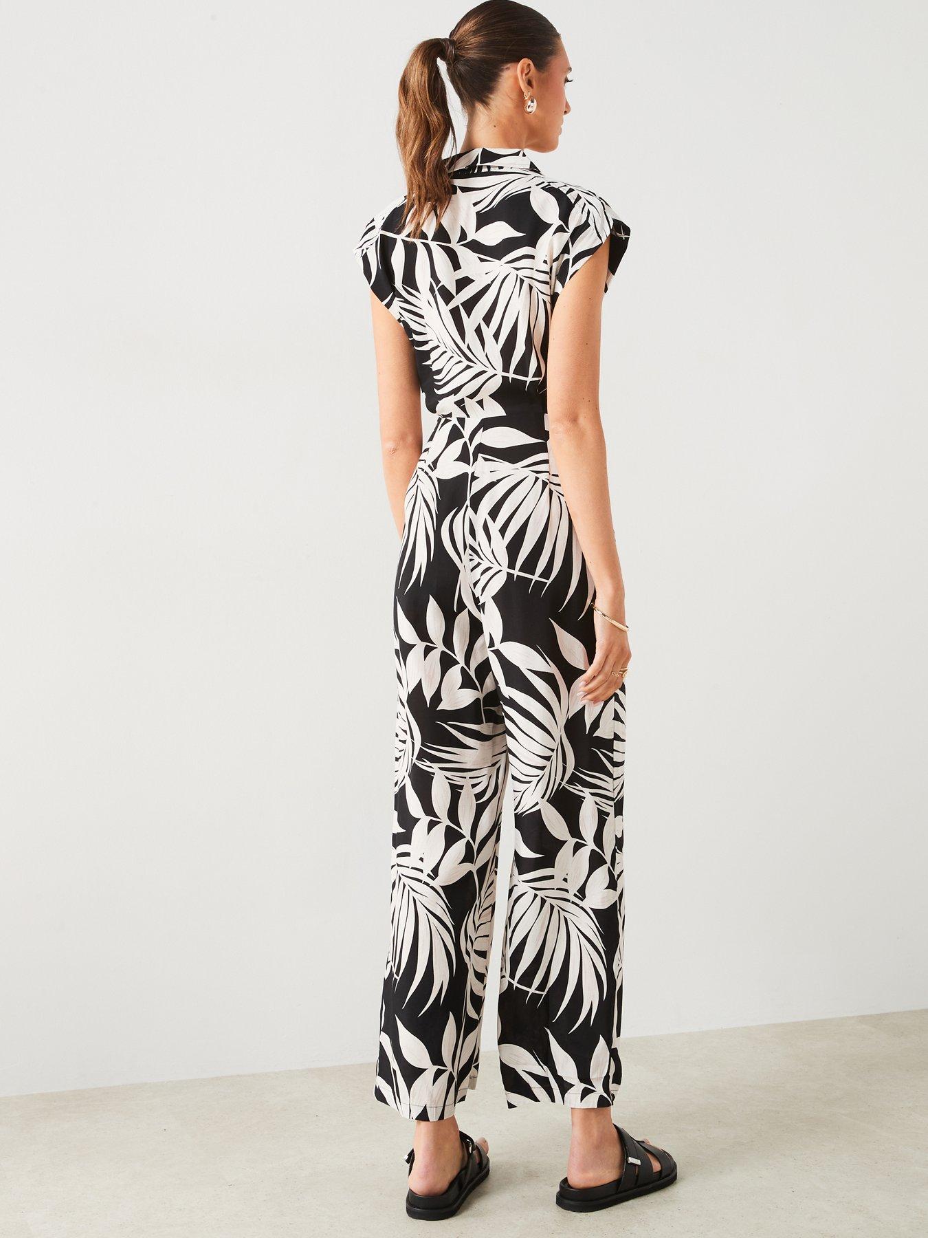 mango-black-leaf-print-jumpsuitstillFront