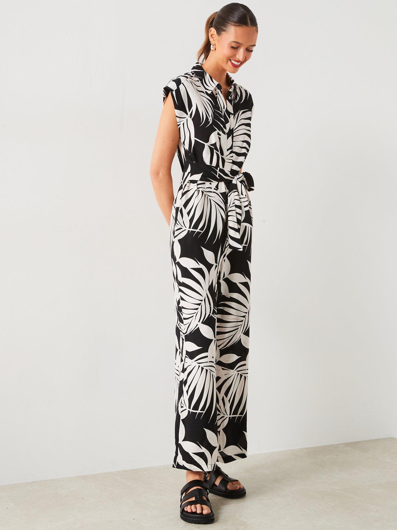 mango-black-leaf-print-jumpsuitback