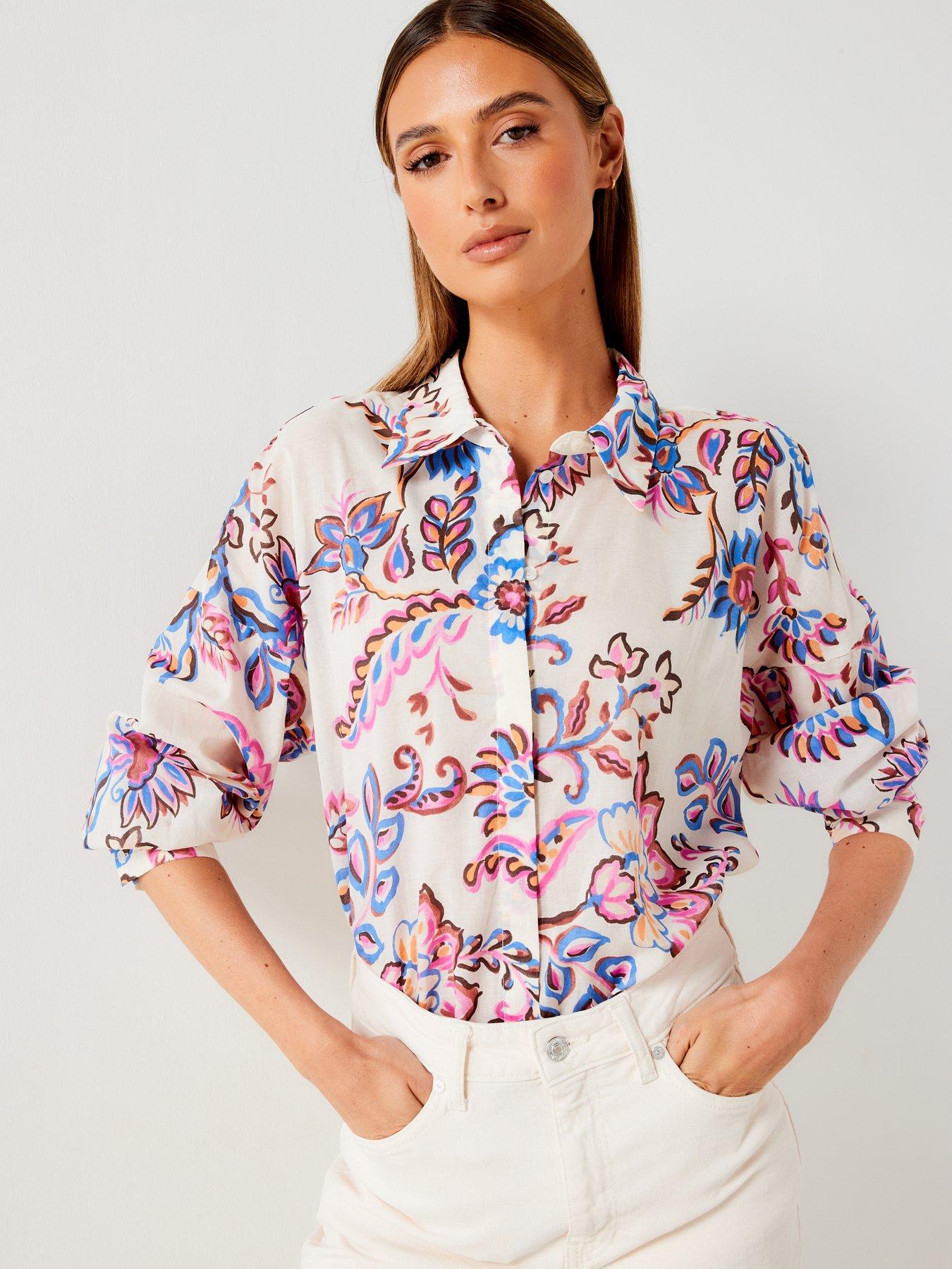 mango-floral-printed-blouse