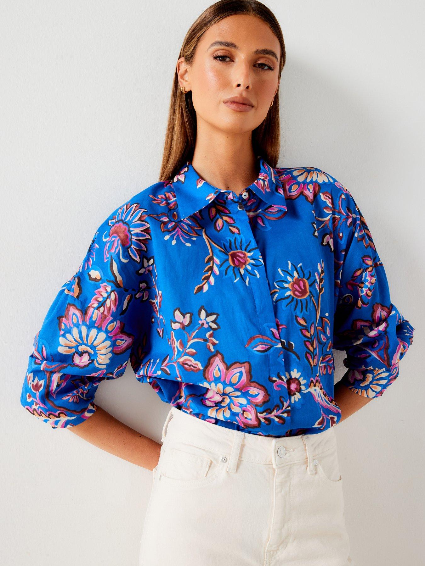 mango-floral-printed-blouse