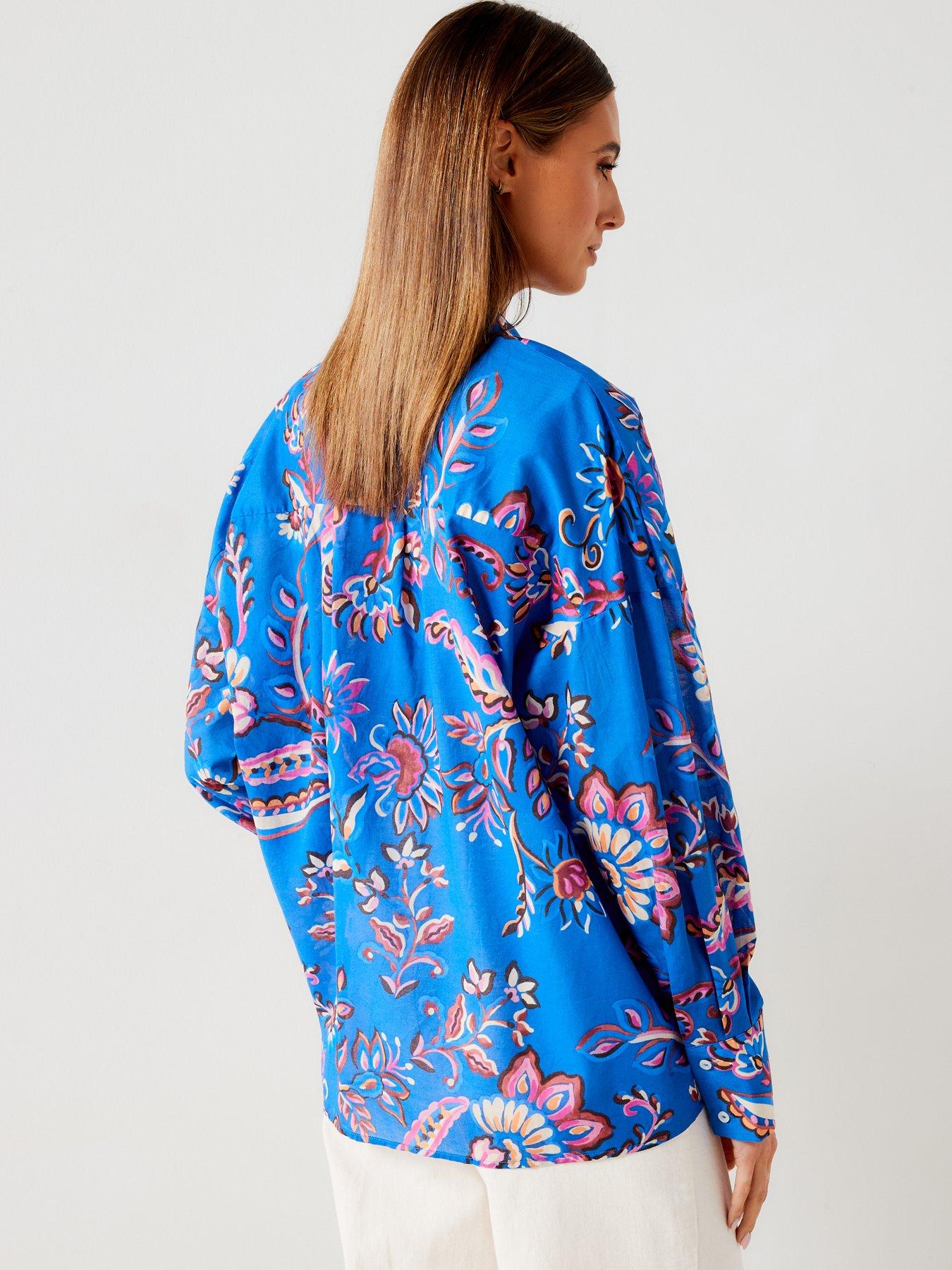 mango-floral-printed-blousestillFront