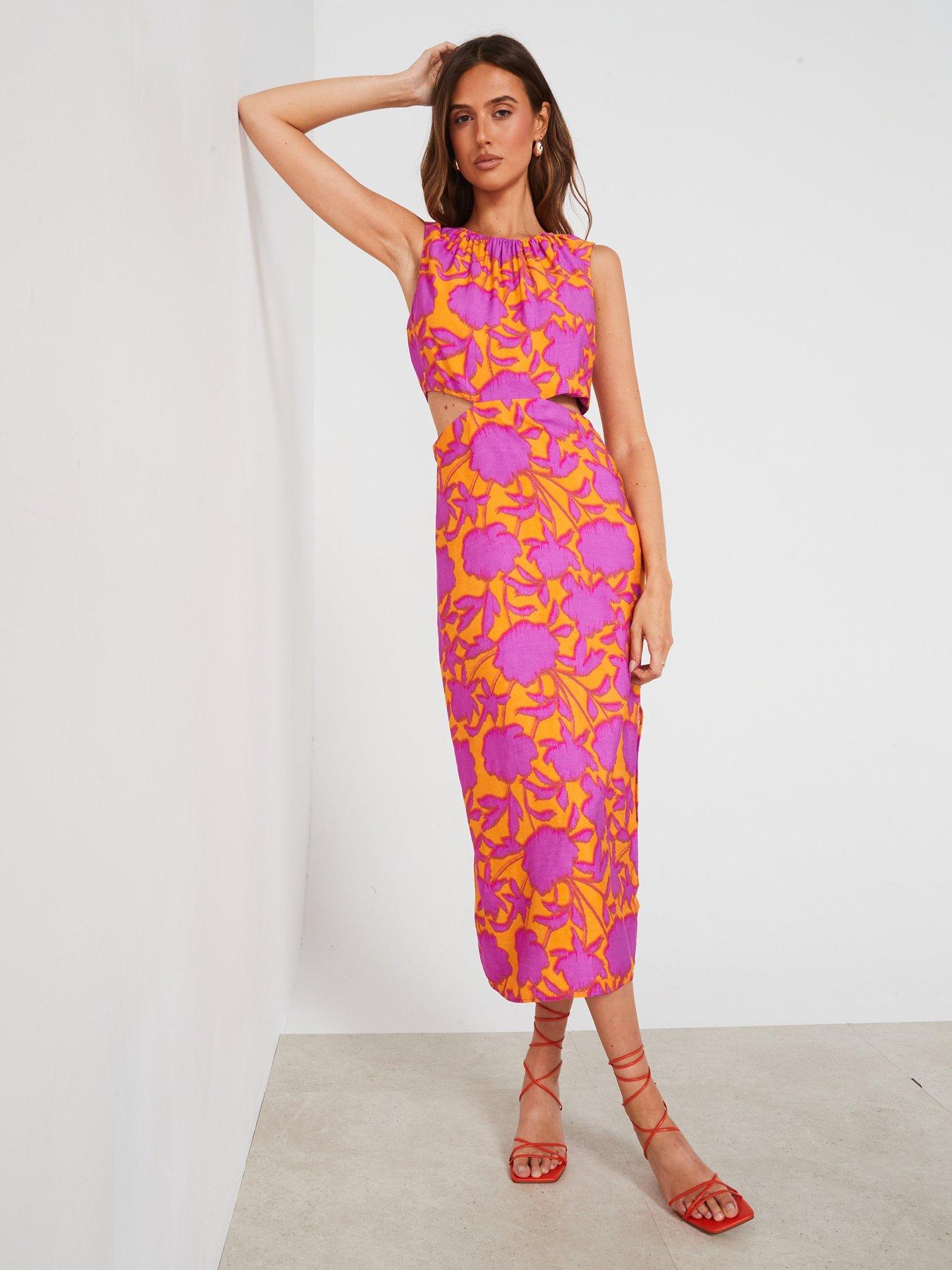 mango-bright-floral-printed-cut-out-midi-dressback