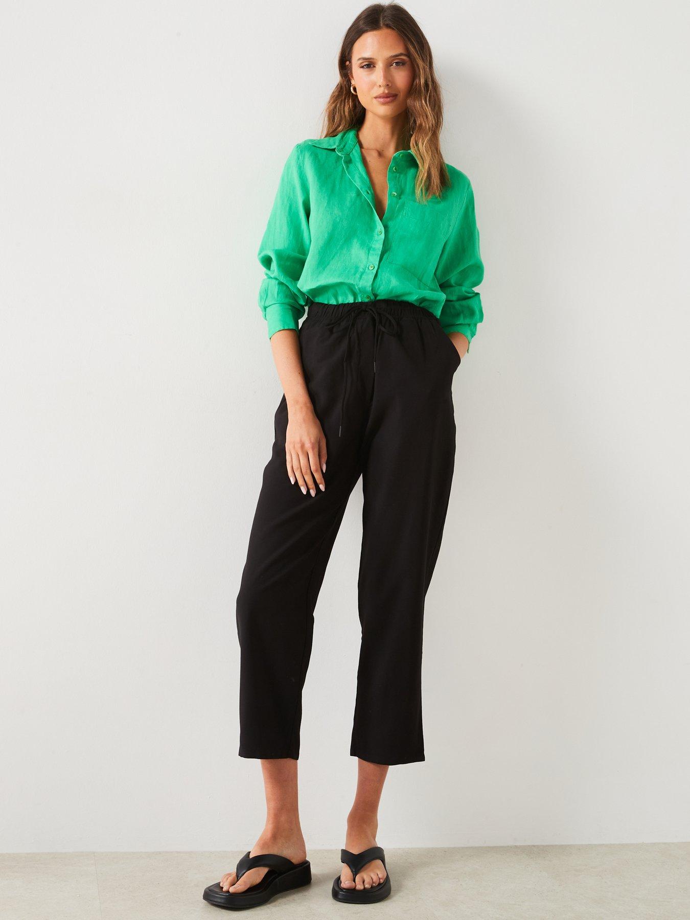 mango-long-sleeve-shirt-greendetail