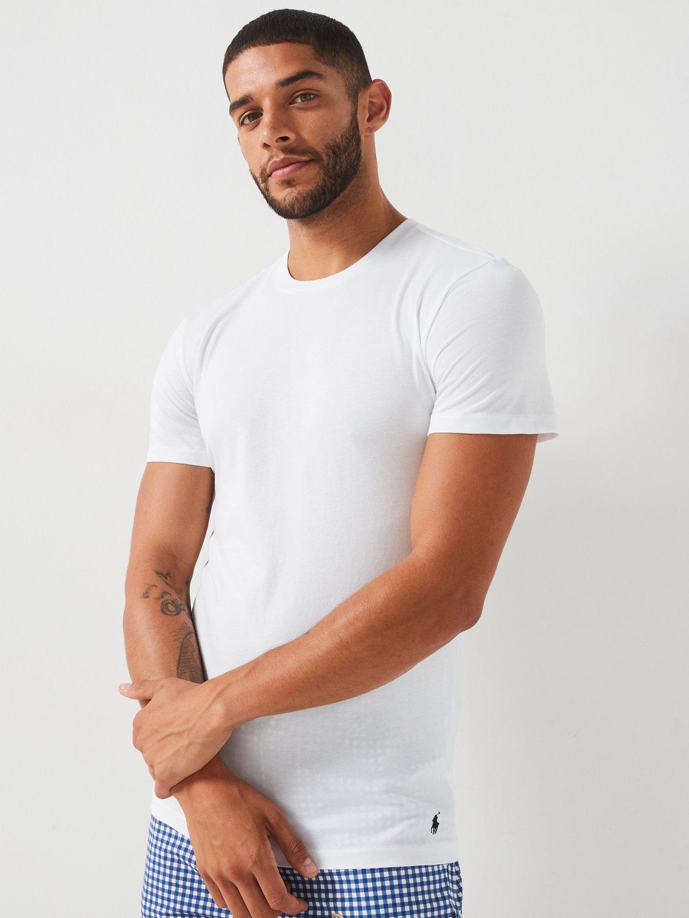 undefined Polo Ralph Lauren 3 Pack Loungewear T-shirts - White
