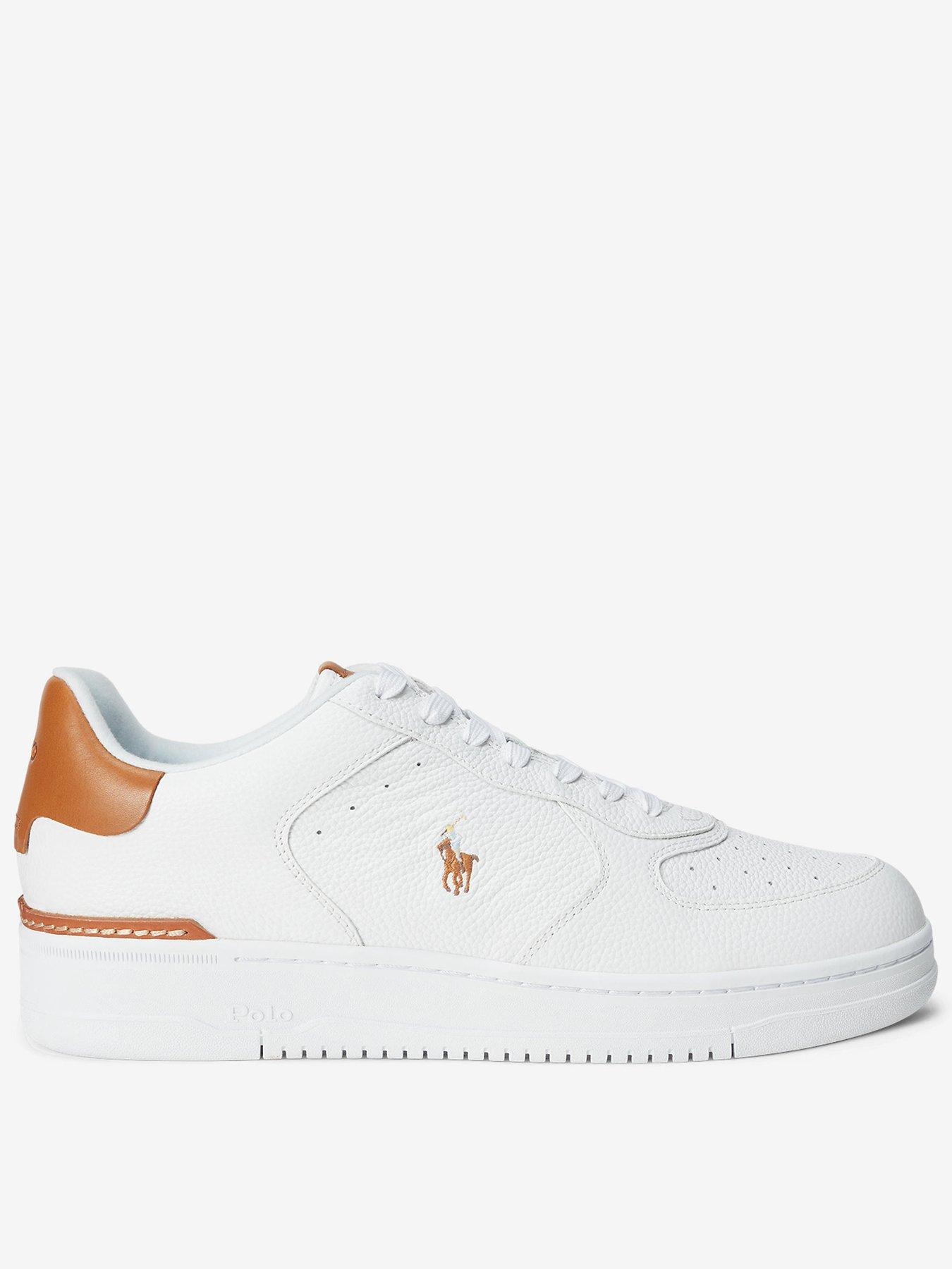 Polo Ralph Lauren Polo Ralph Lauren Masters Court Leather Trainers - White