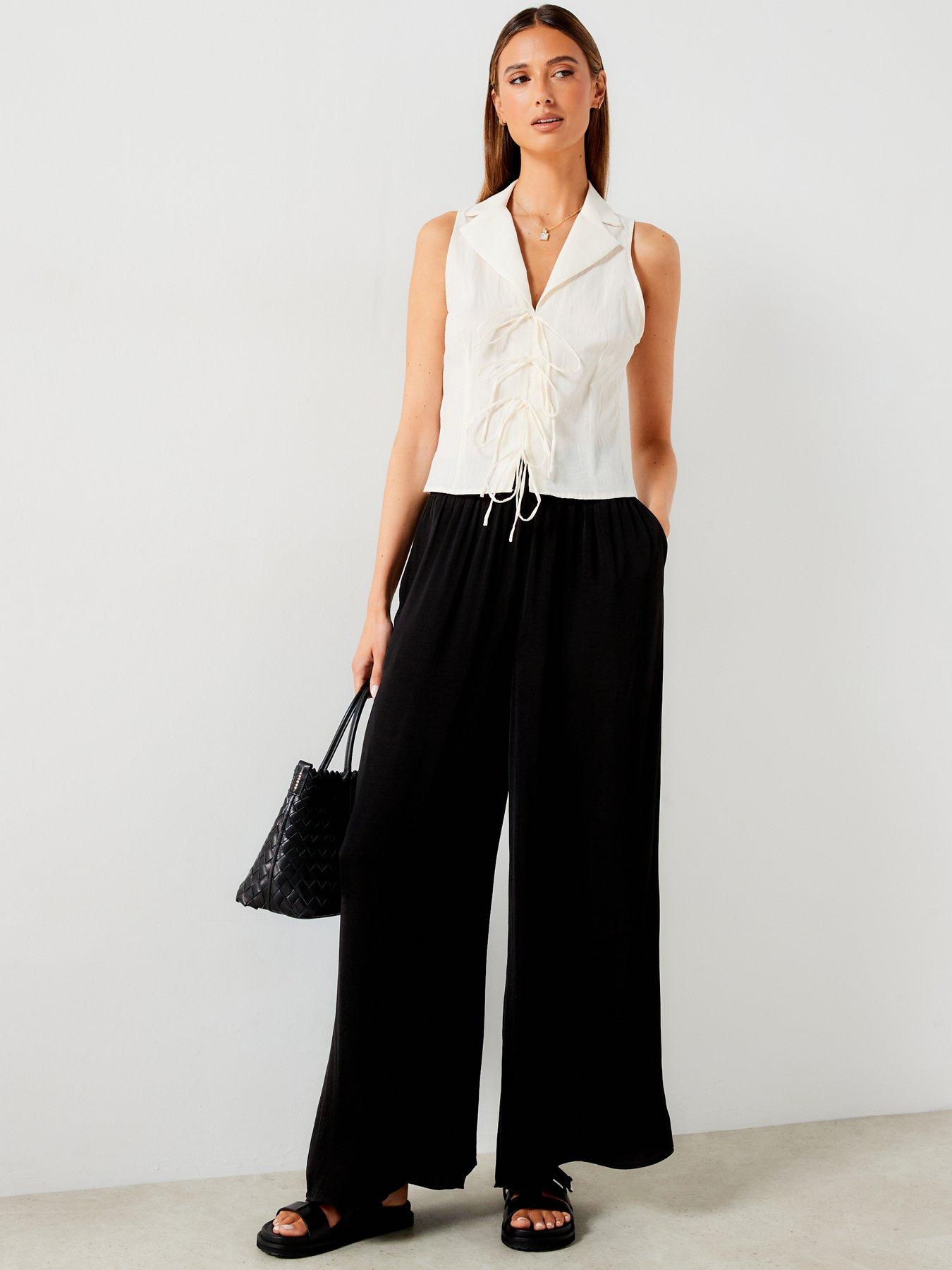 mango-black-wide-leg-fluid-trousersback