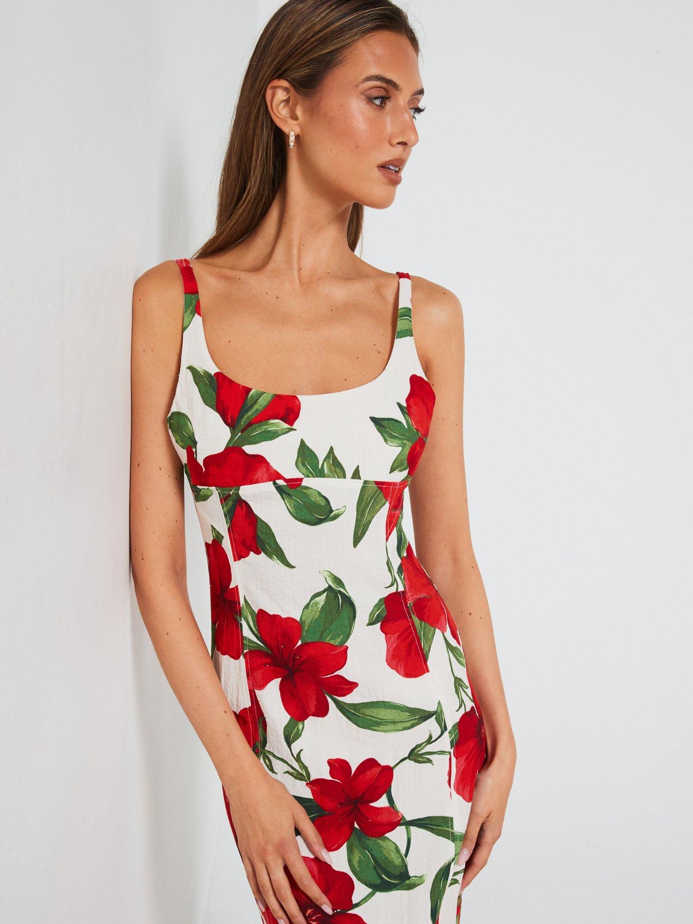 mango red and white dress Buy Mango Red Printed Pleated Dress from the Next UK online shop