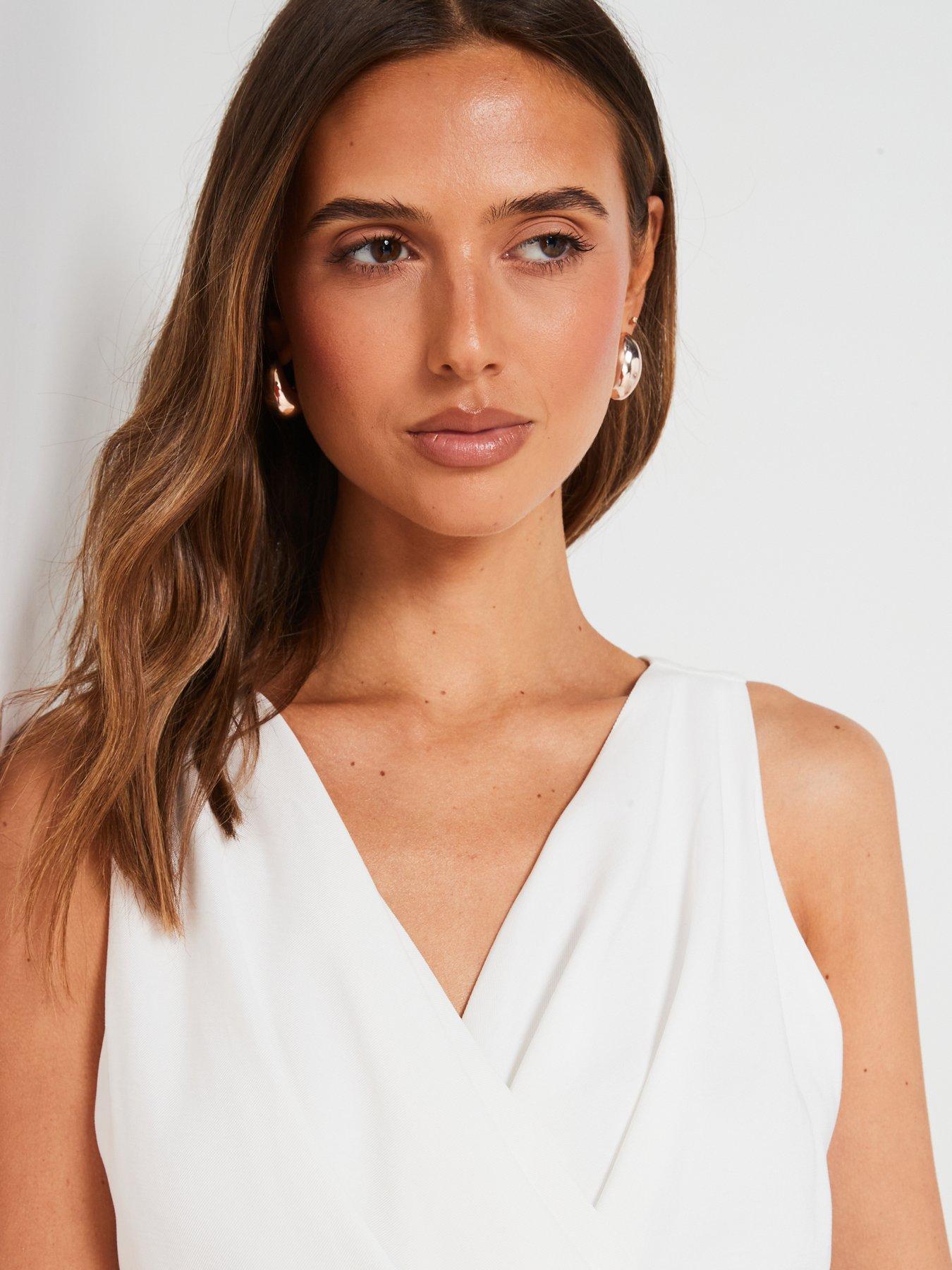 mango-white-sleeveless-wrap-detail-mini-dressdetail