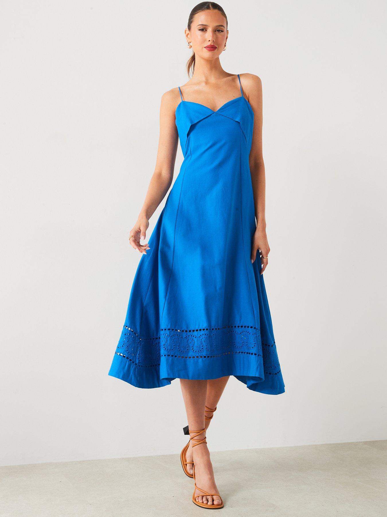 mango-blue-burnt-out-pattern-midi-dressback