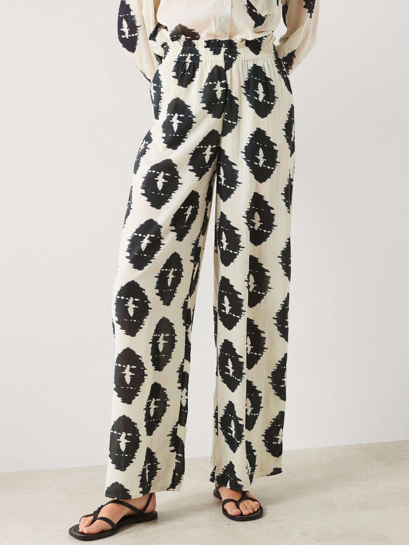 mango-cream-all-over-print-coord-wide-leg-trouser