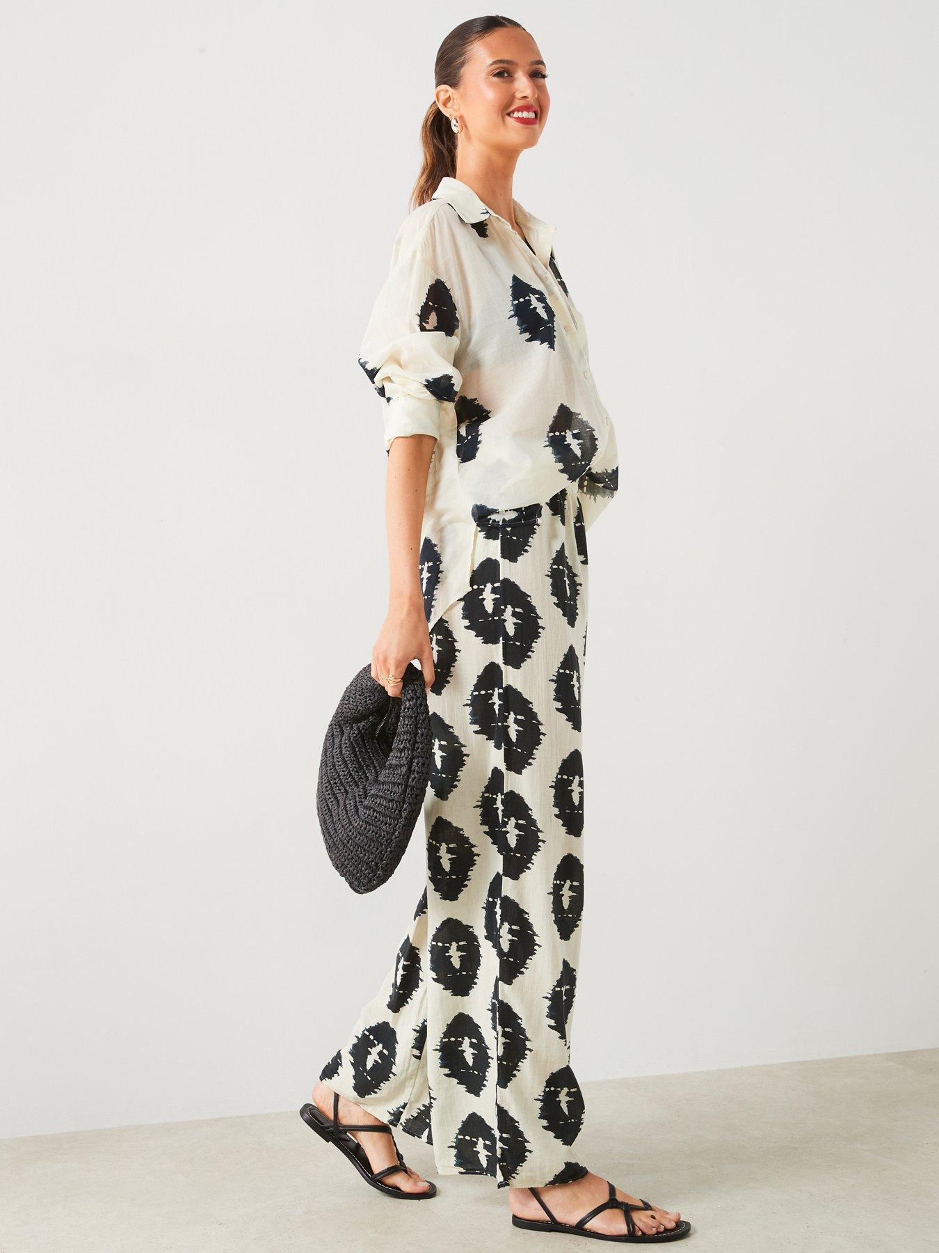 mango-cream-all-over-print-coord-wide-leg-trouseroutfit