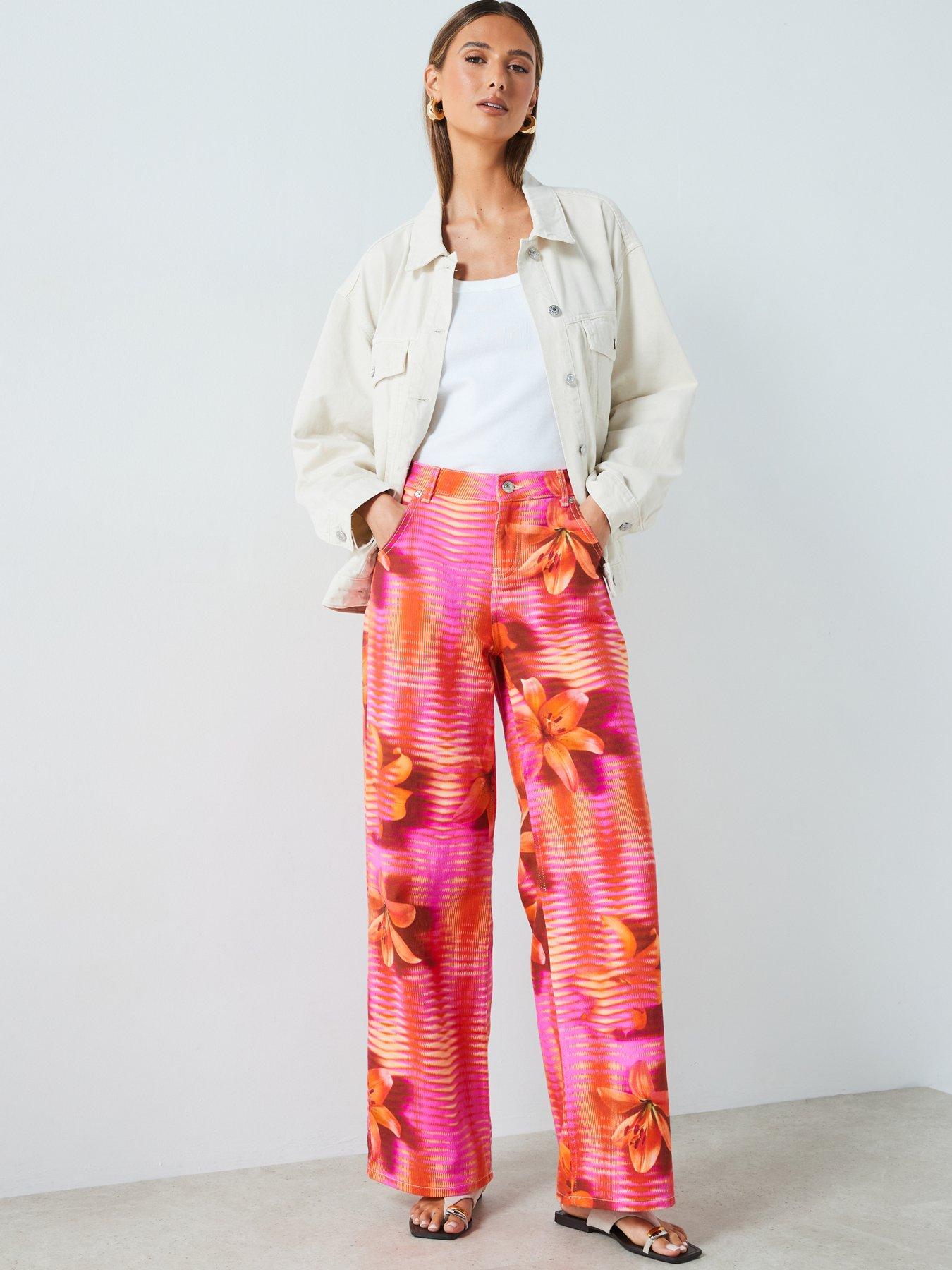 mango-pink-printed-wideleg-jeansback