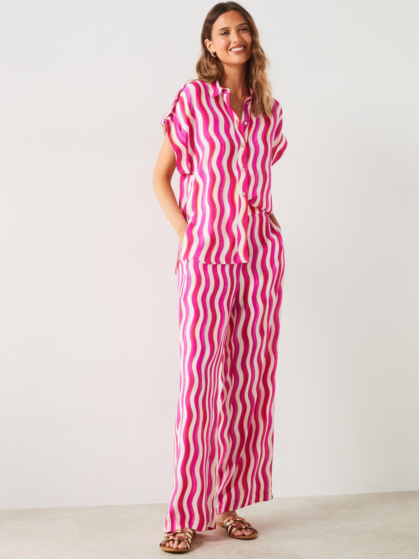 mango-pink-pattern-wide-leg-trouserback