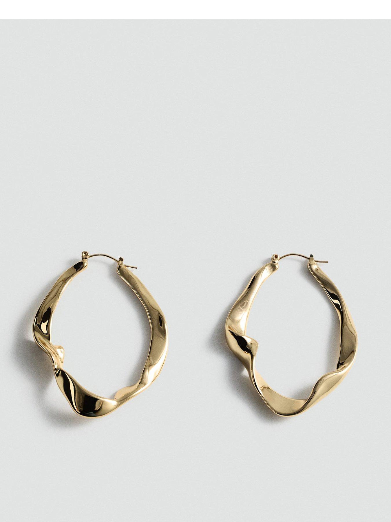 mango-gold-hoop-detail-earrings