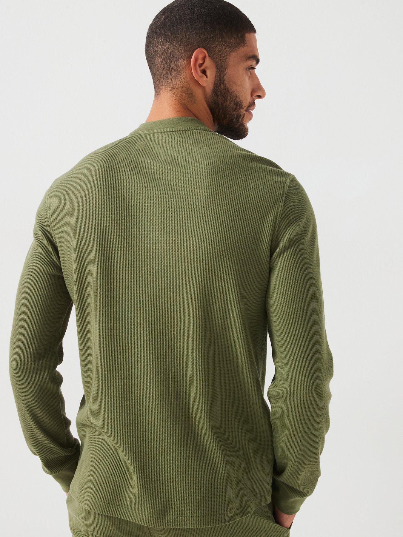 polo-ralph-lauren-polo-ralph-lauren-waffle-henley-long-sleeve-loungewear-top-greenstillFront