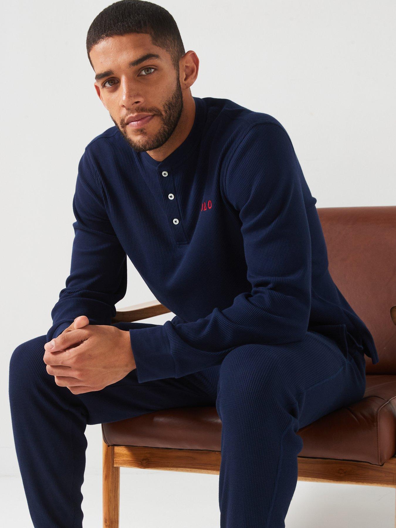 polo-ralph-lauren-polo-ralph-lauren-waffle-henley-long-sleeve-loungewear-top-navydetail