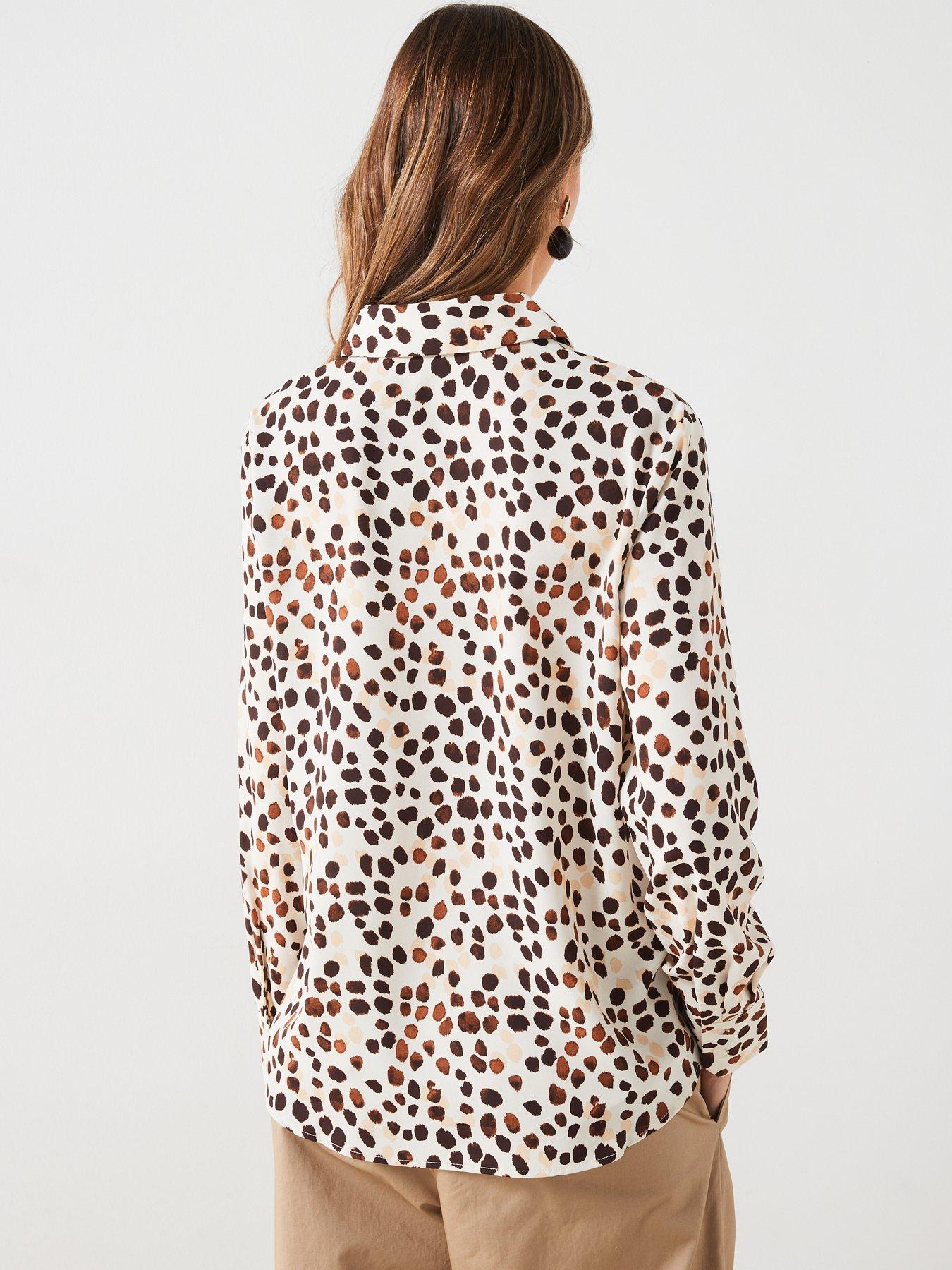 mango-spot-printed-shirtstillFront