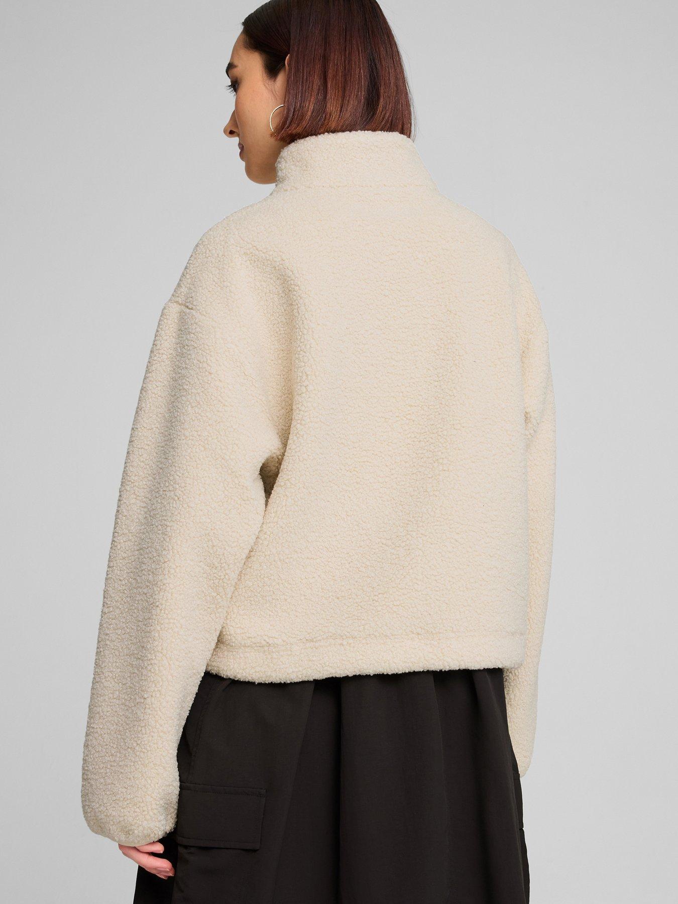 Image 2 of 6 of Puma Women's Classics Winterized Half-Zip - Off White