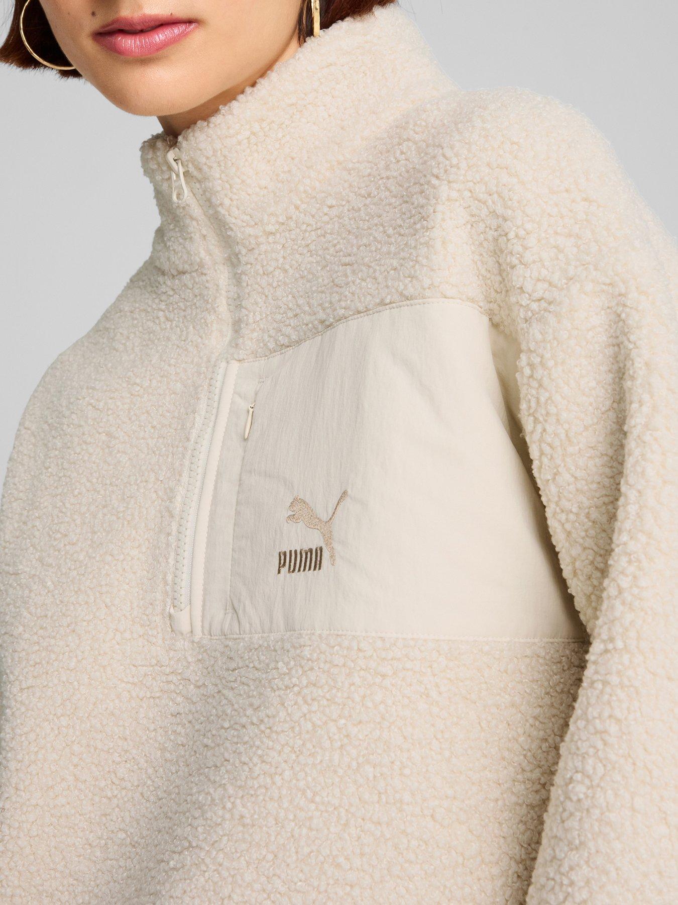 Image 5 of 6 of Puma Women's Classics Winterized Half-Zip - Off White