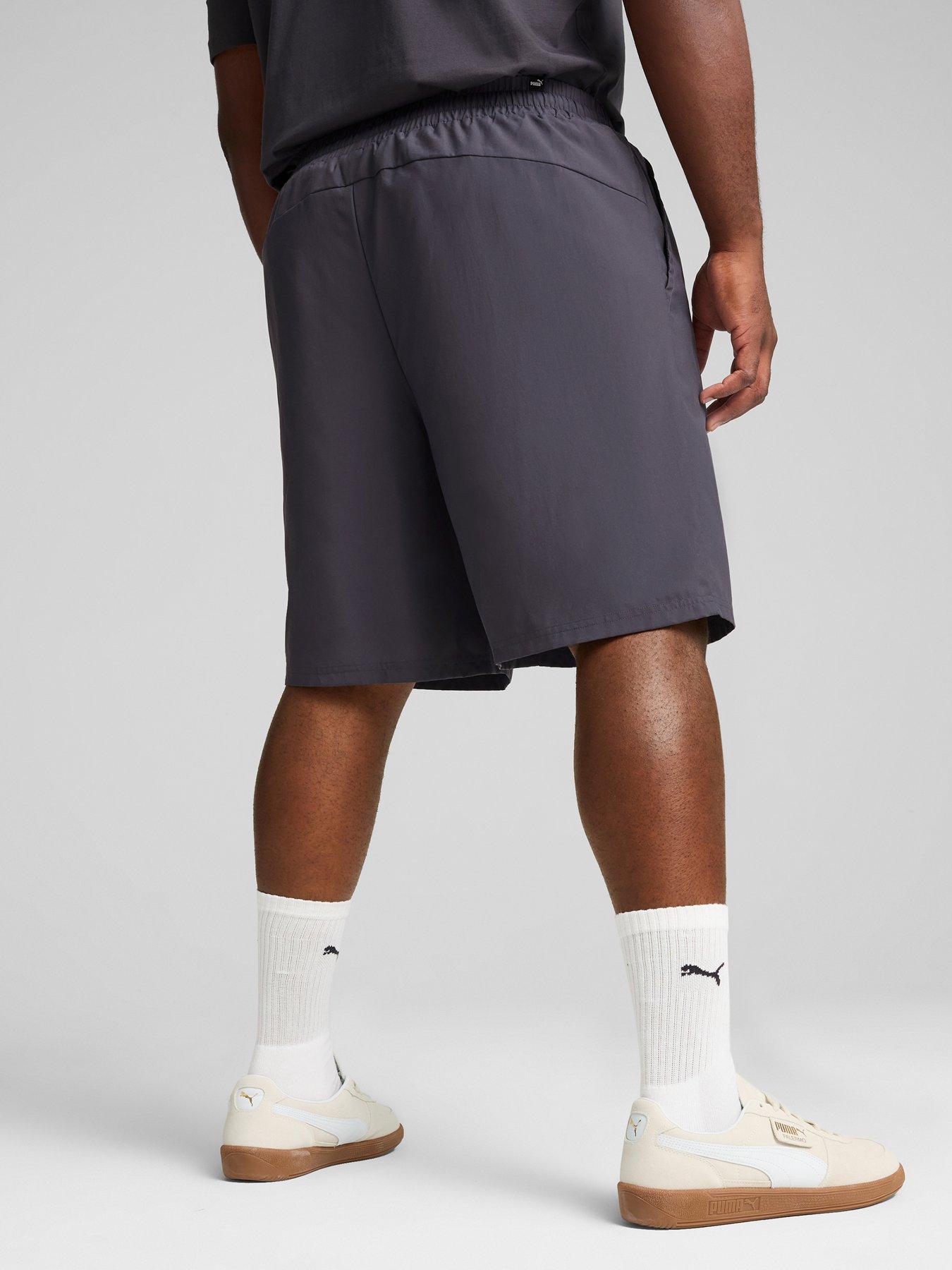 puma-mens-essentials-woven-9-cargo-shorts-greystillFront