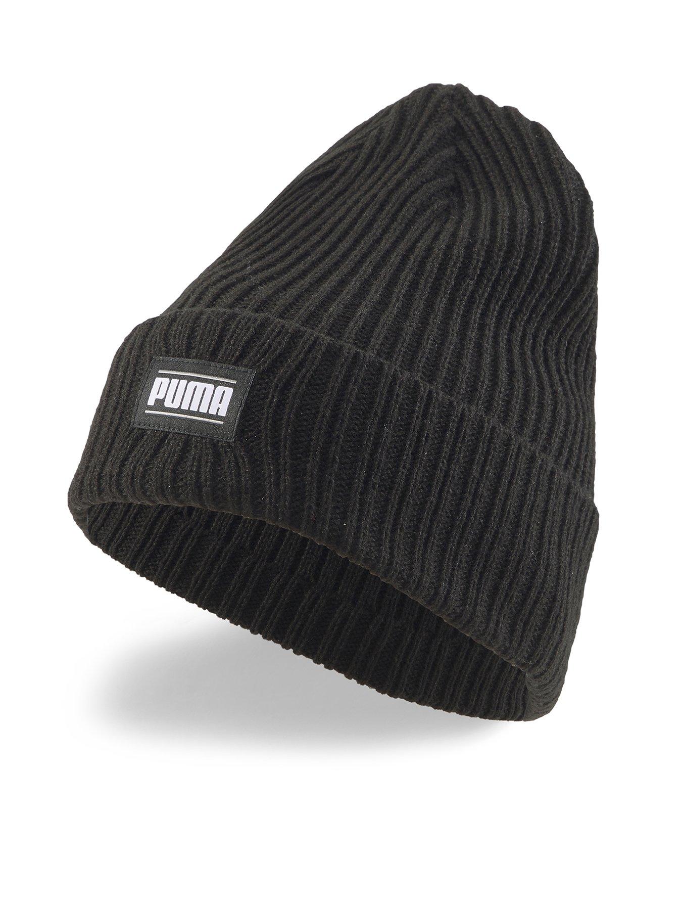 puma-ribbed-classic-cuff-beanie-black