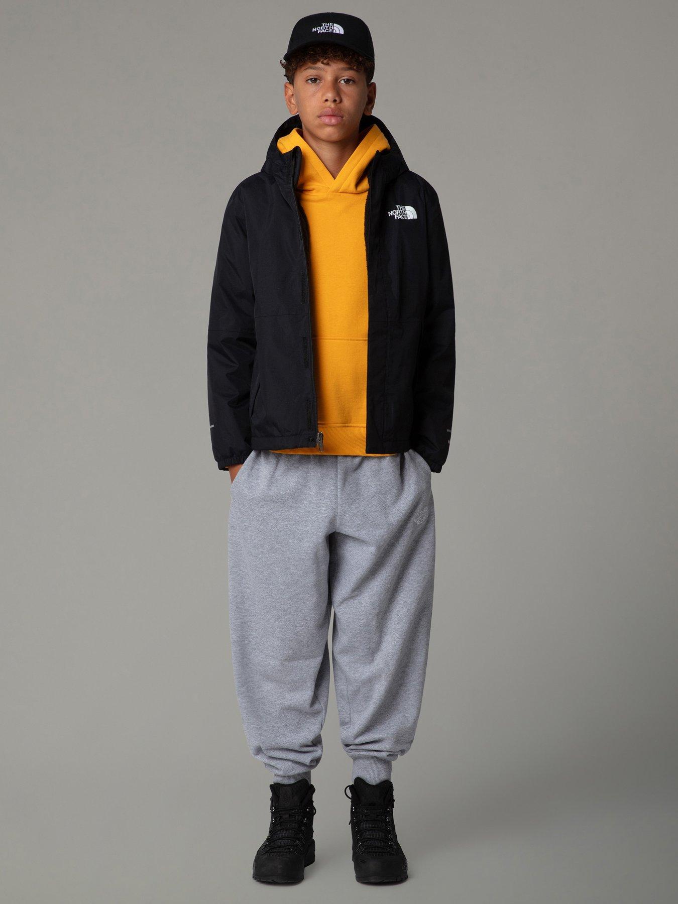 the-north-face-junior-kids-warm-insulated-antora-rain-jacket-blackstillFront