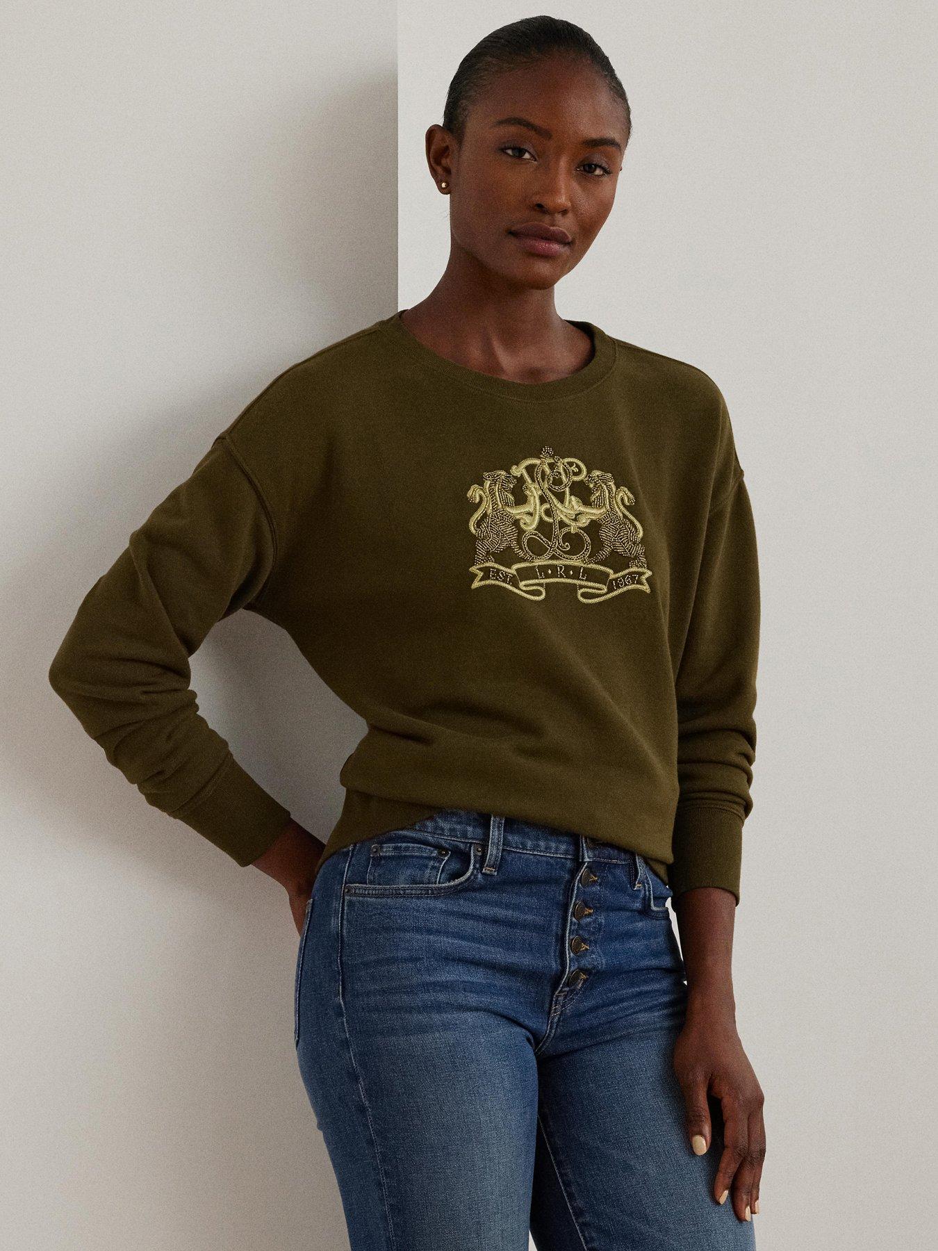 Lauren by Ralph Lauren Kappy Long Sleeve Sweatshirt Green Very Ireland