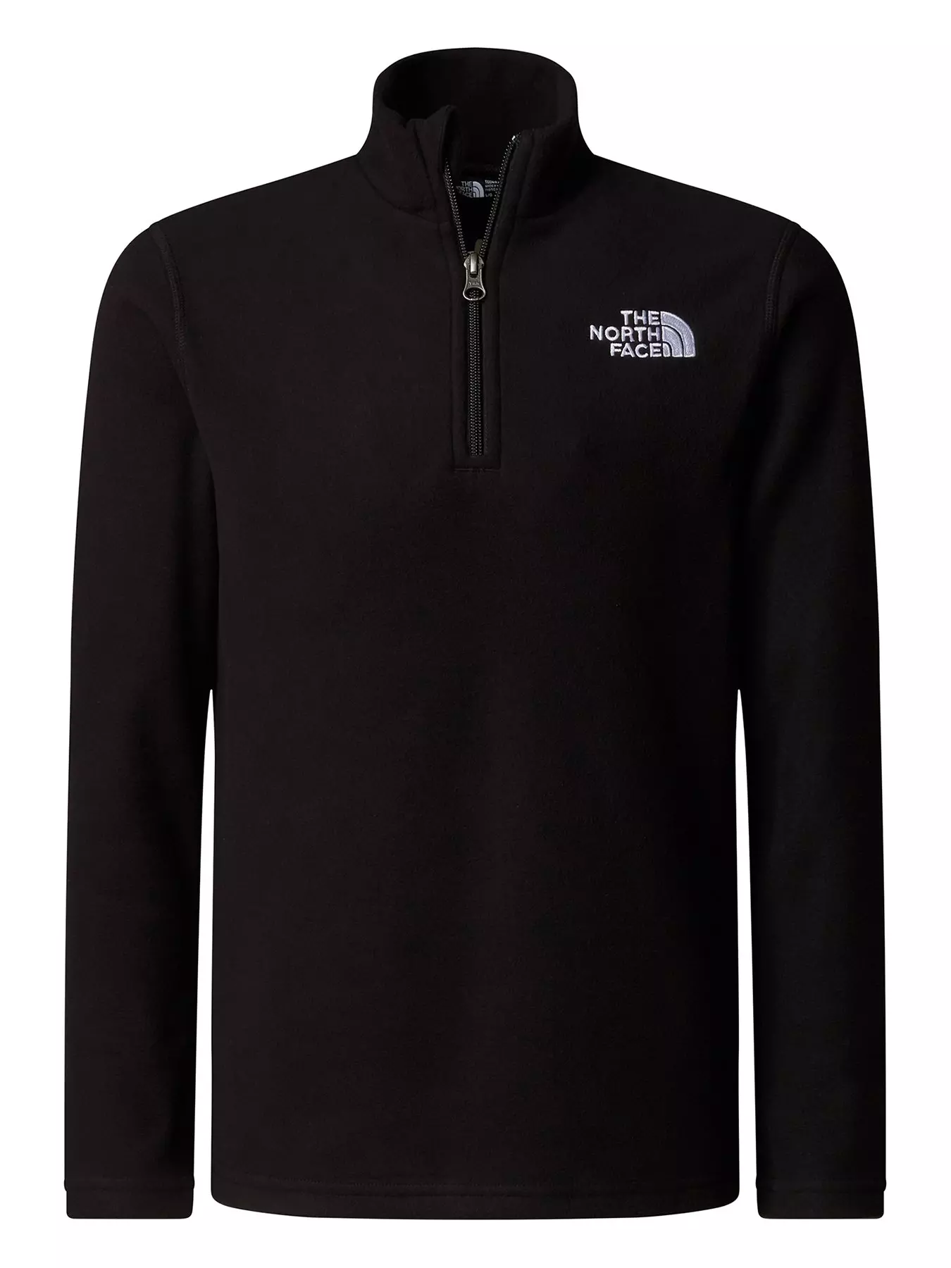 For The Love Of Rugby Junior's Black Quest Mens 1/4 Zip Fleece