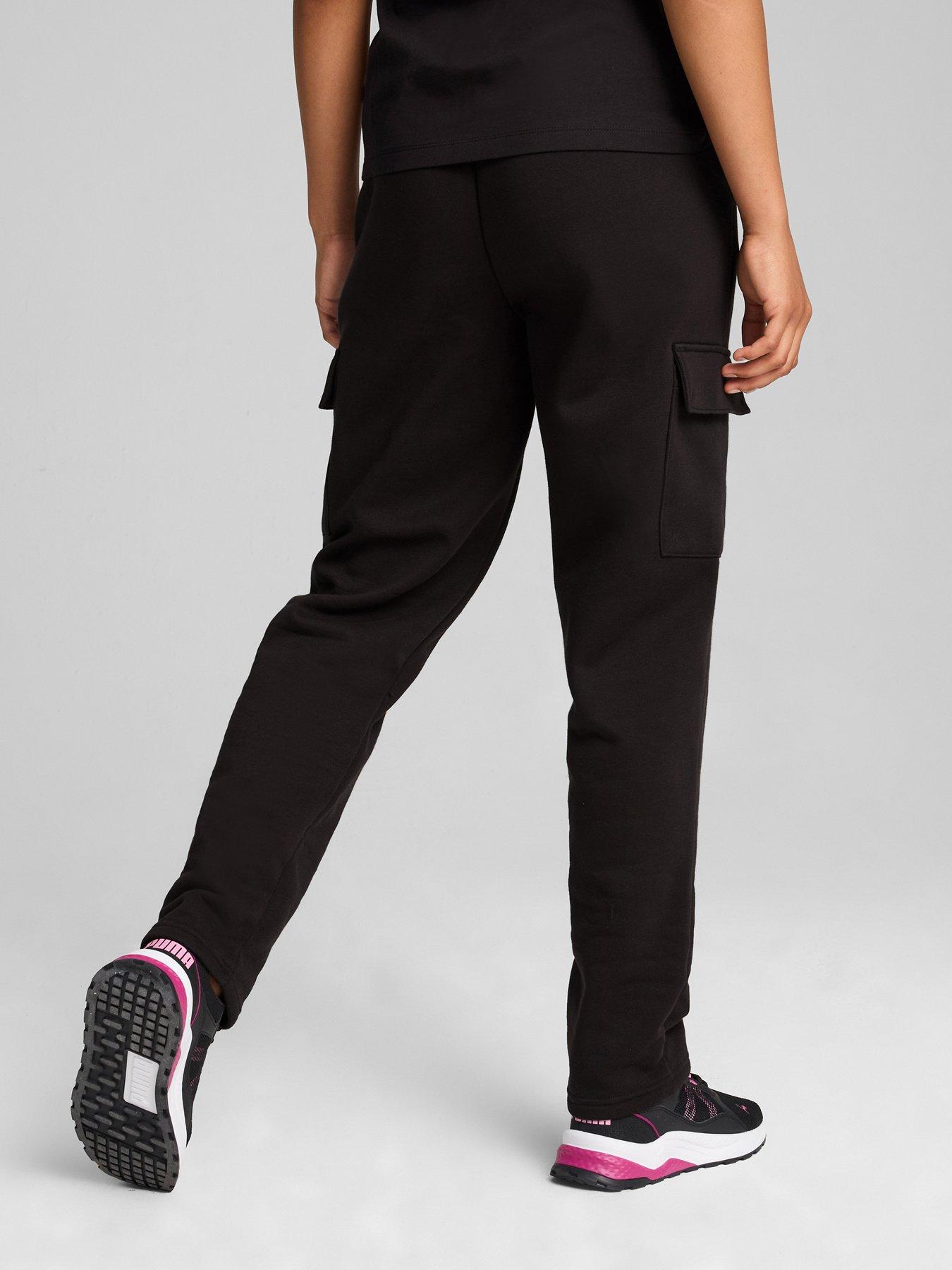 puma-womens-essentials-cargo-pants-blackstillFront