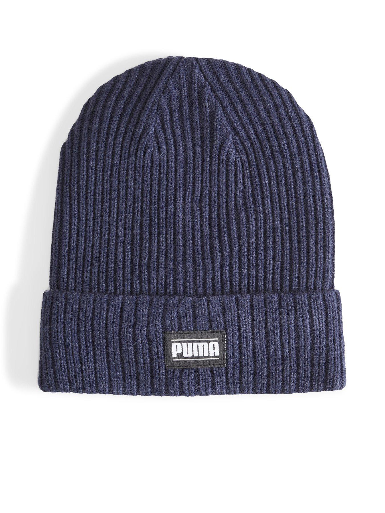 puma-ribbed-classic-cuff-beanie-navy