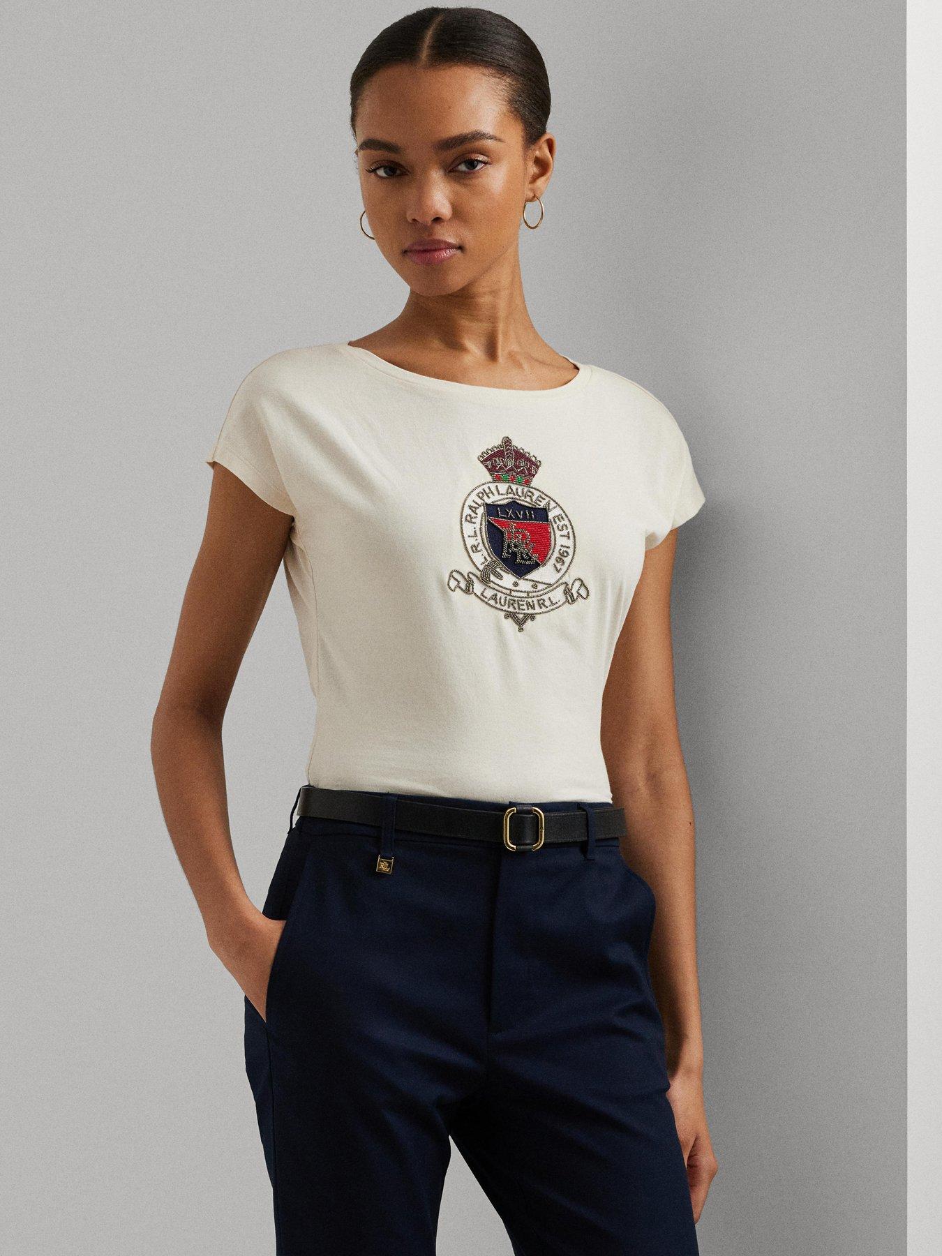 lauren-by-ralph-lauren-grieta-short-sleeve-t-shirt-cream