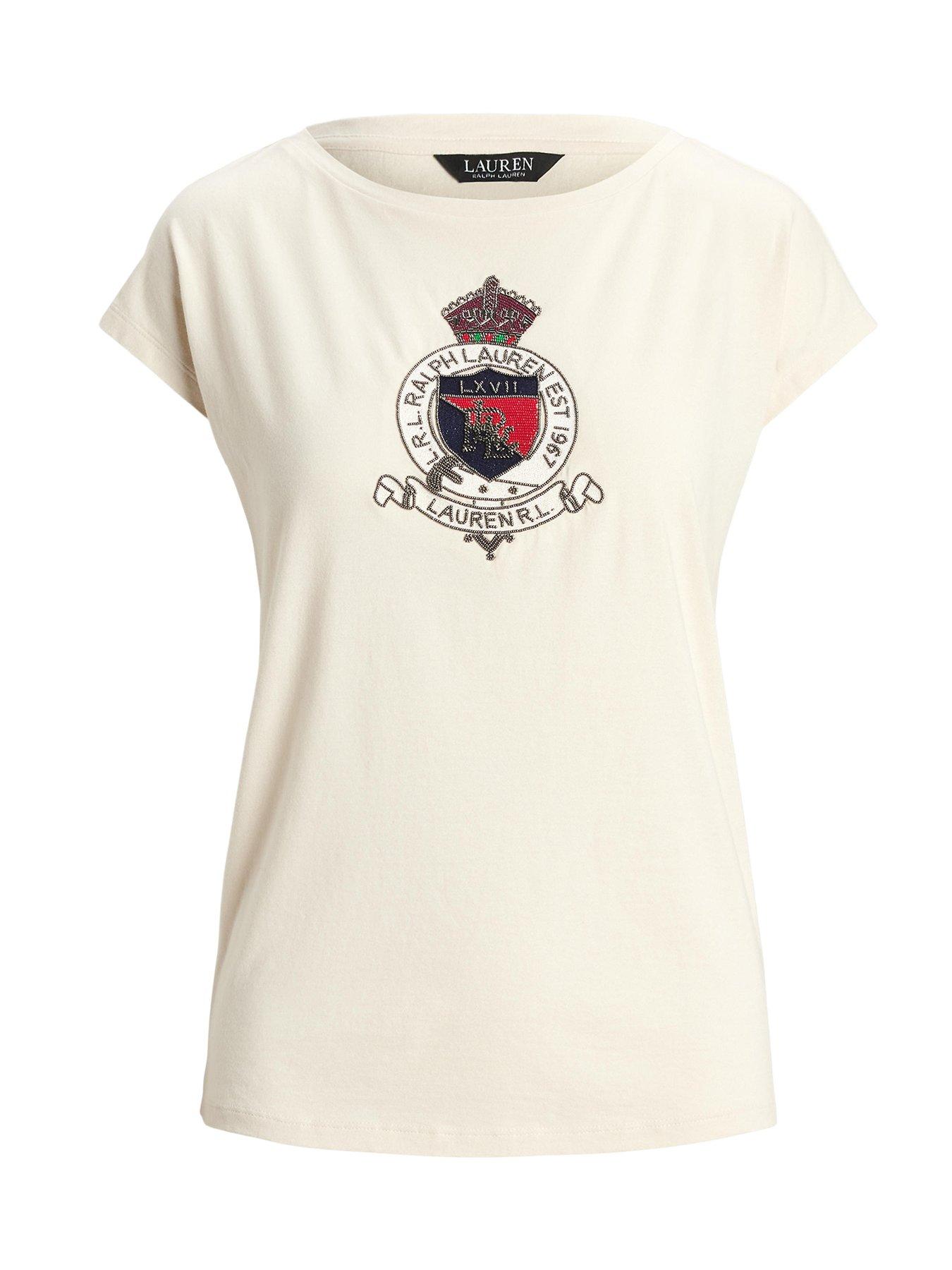 lauren-by-ralph-lauren-grieta-short-sleeve-t-shirt-creamdetail