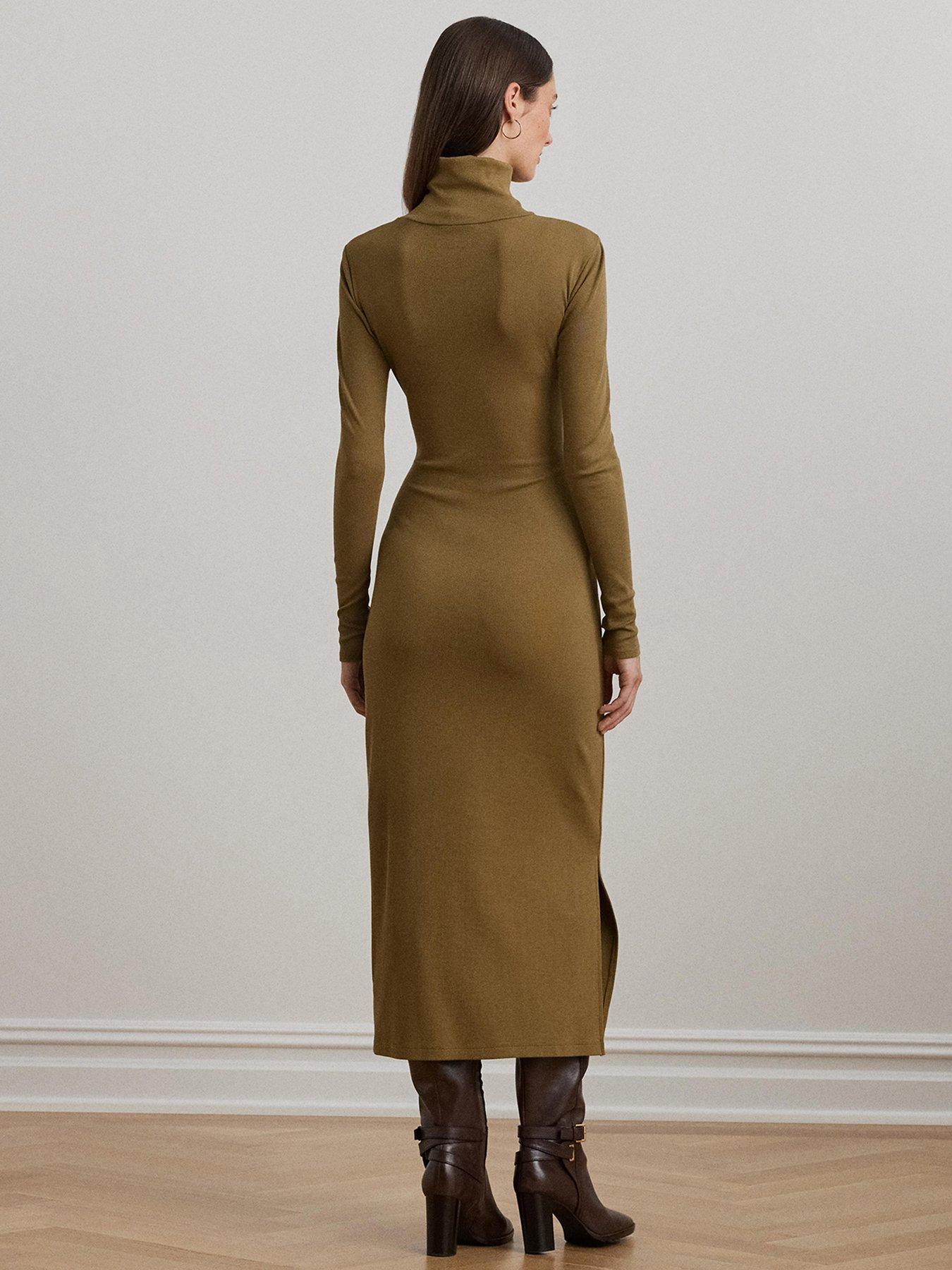 lauren-by-ralph-lauren-montiva-long-sleeve-jumper-dress-brownstillFront