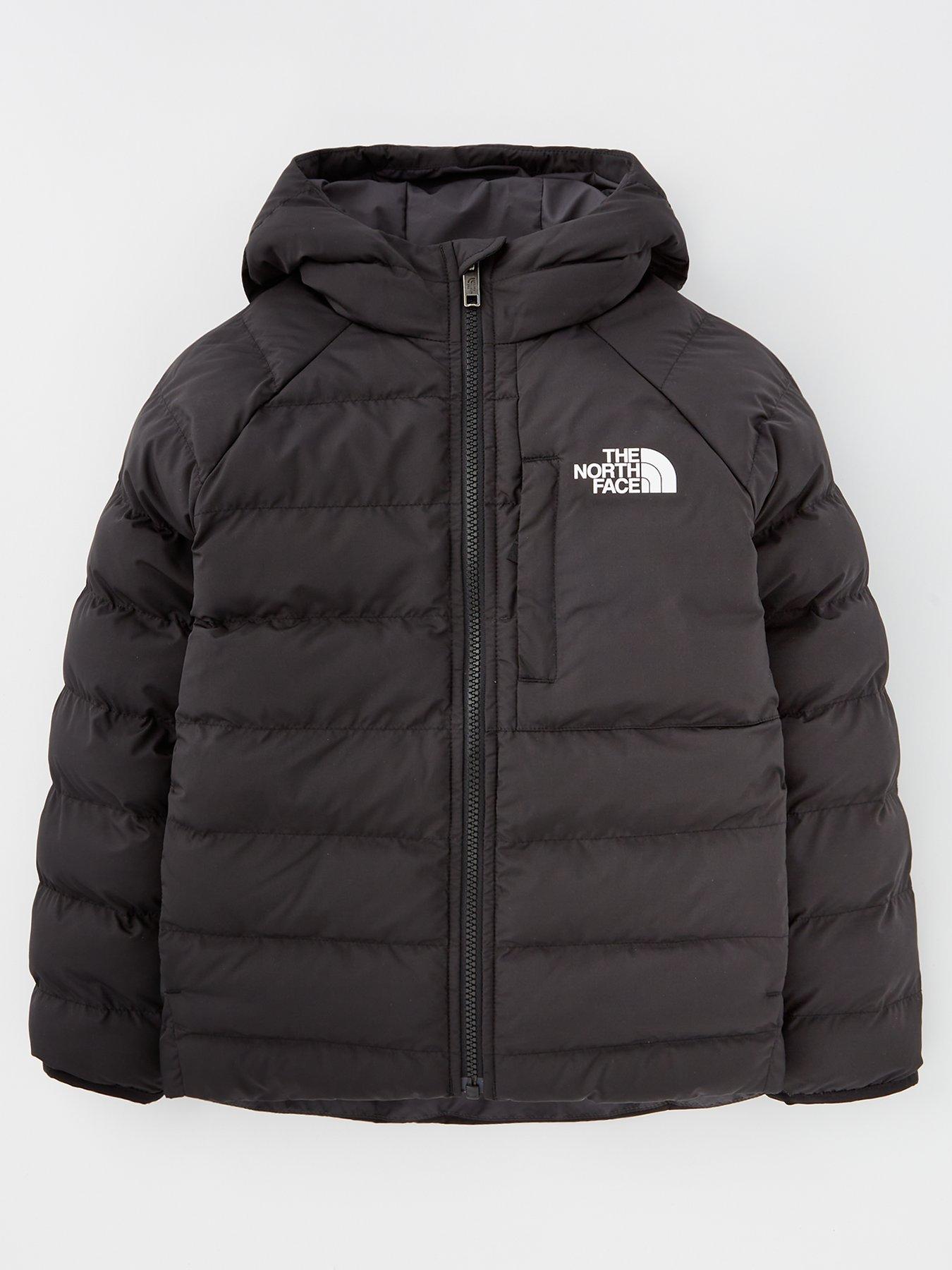 North face black puffer jacket junior online