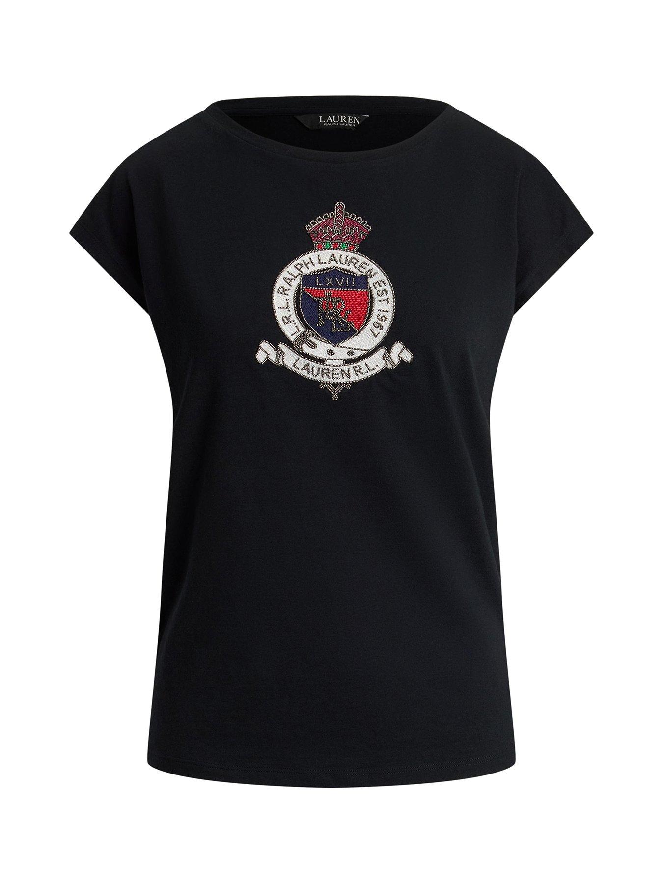 lauren-by-ralph-lauren-grieta-short-sleeve-t-shirt-blackdetail