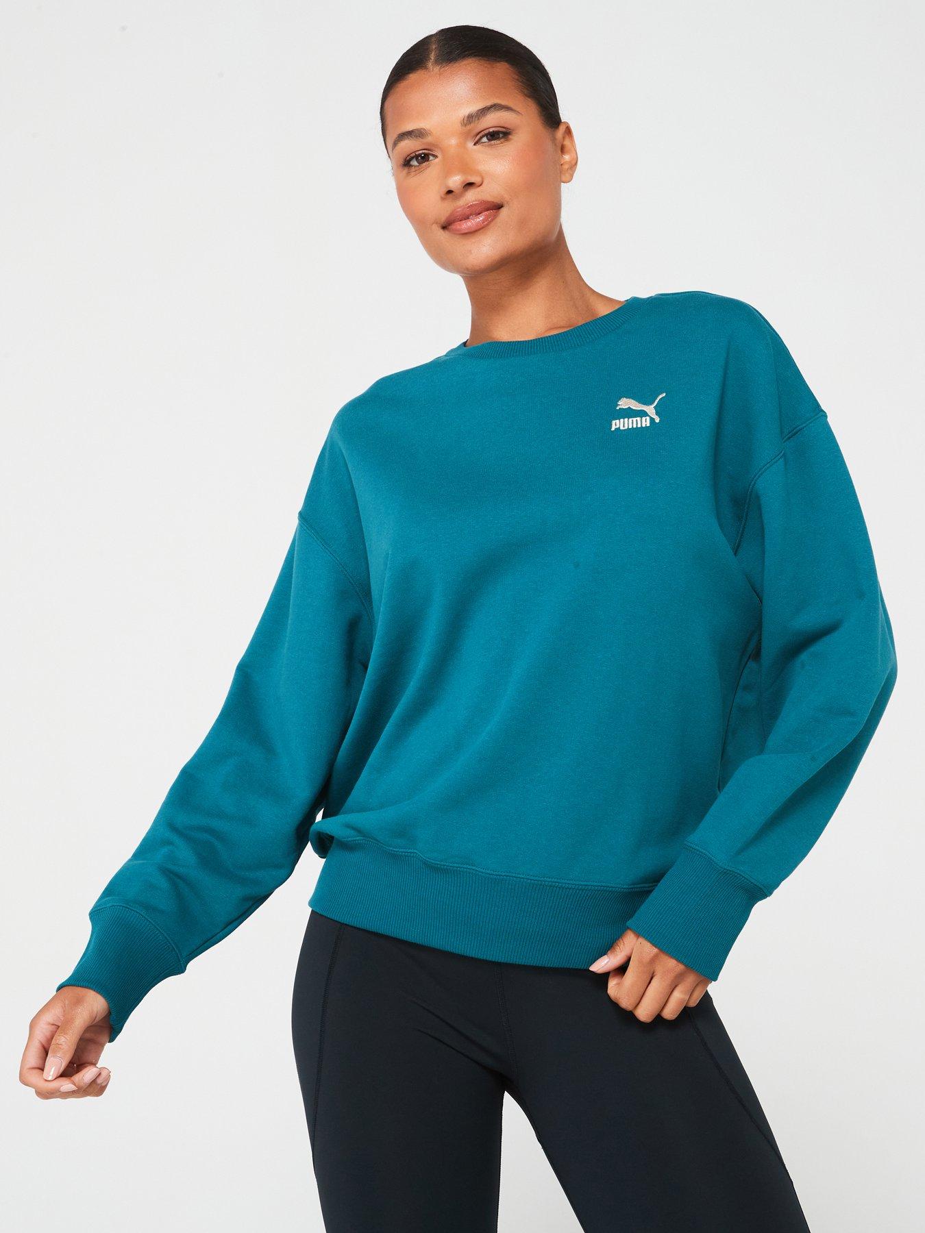 puma-womens-better-classics-relaxed-crew-green